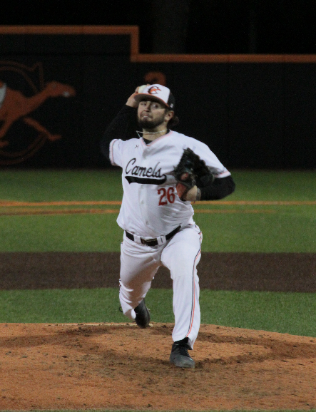 Camels sweep DH, Bender wins game two