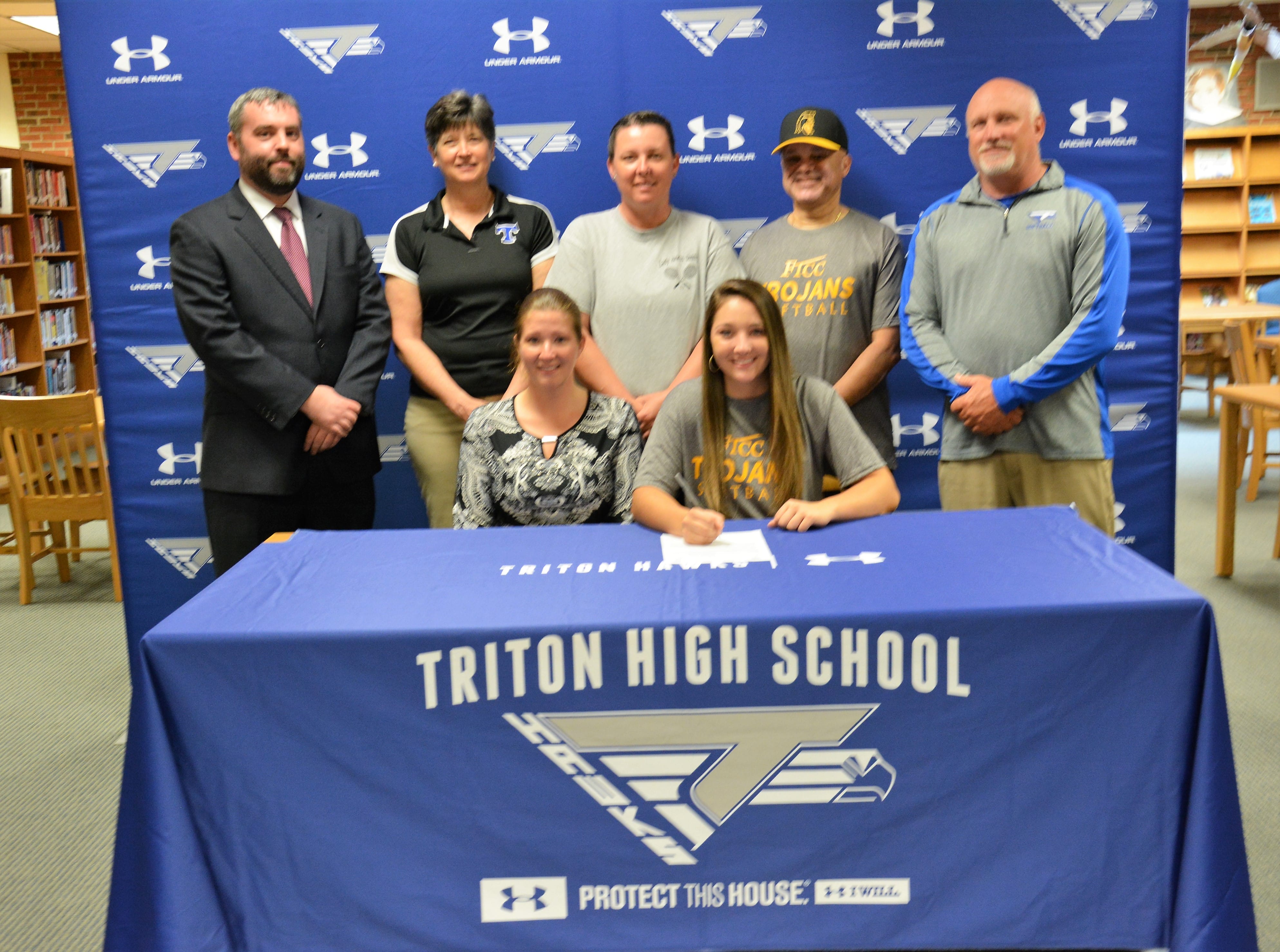 Two softball Hawks sign with FTCC