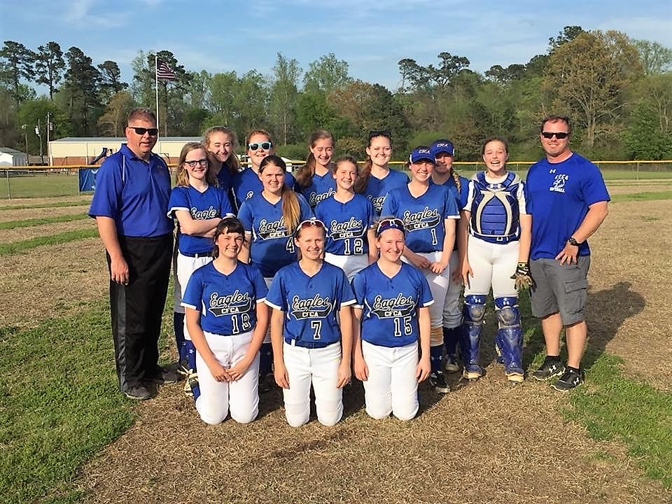 CFCA softball teams win