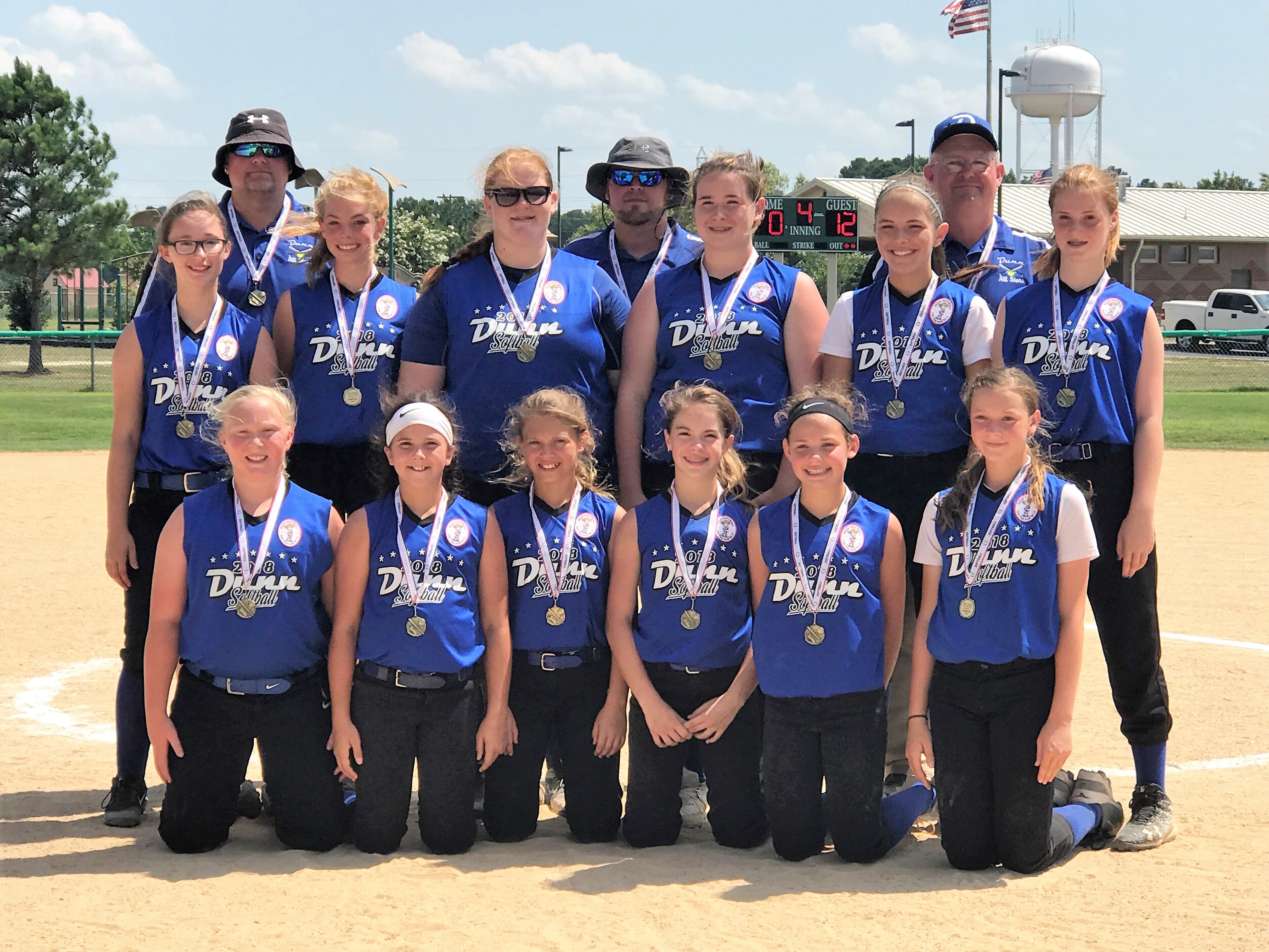 No-hitter helps Dunn Ponytails to district championship