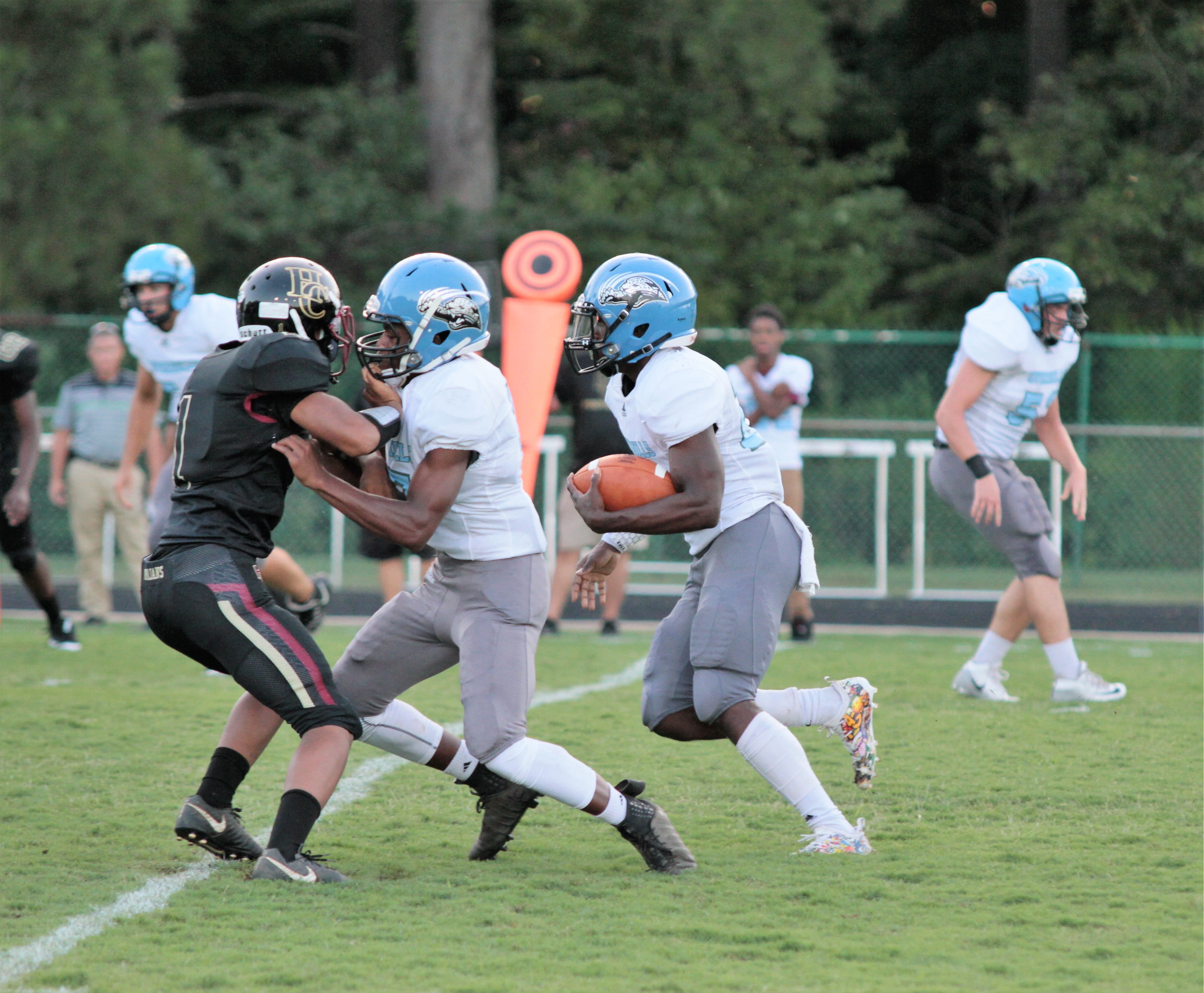 Overhills wins opener at HC