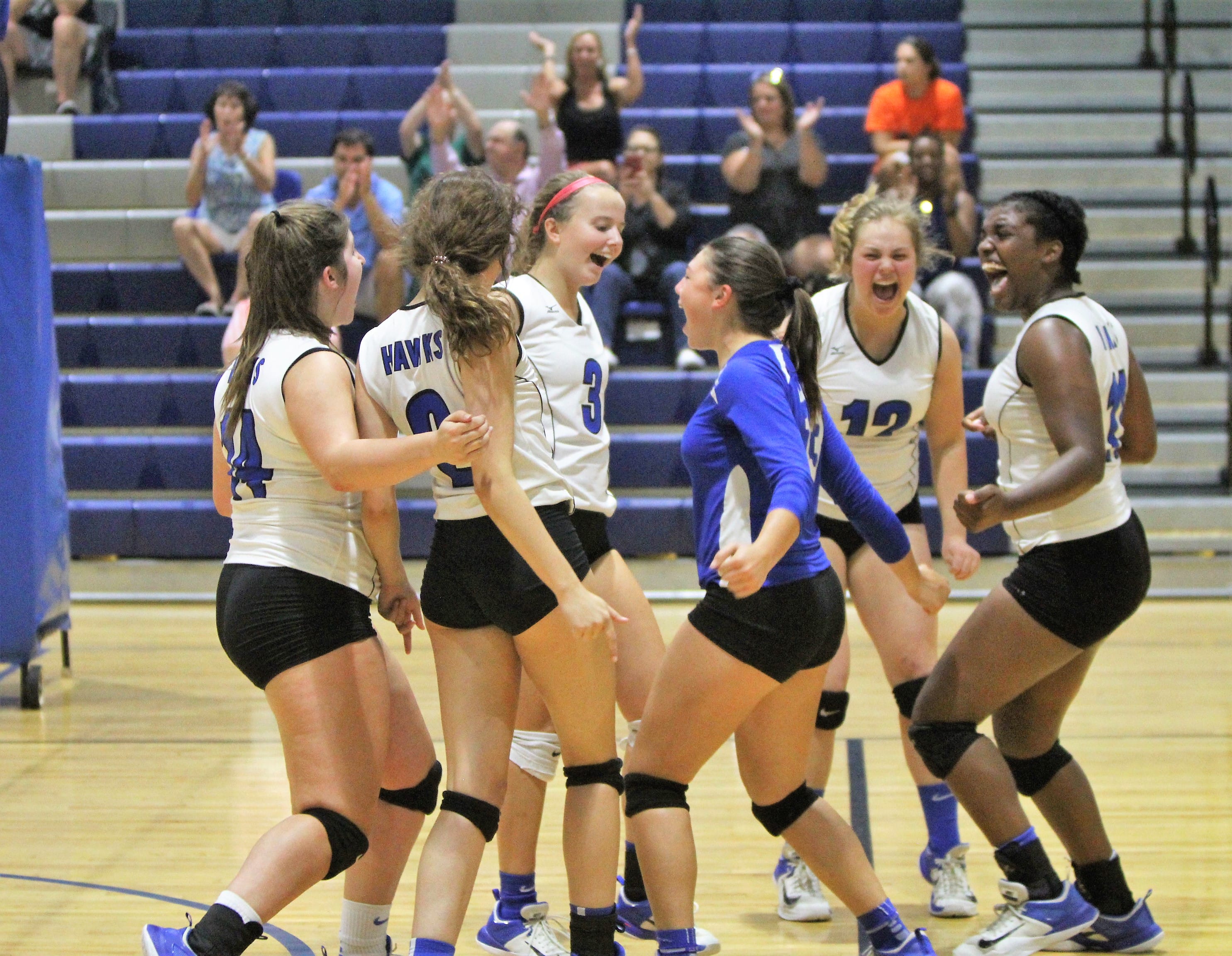Hawk volleyball shows improvement