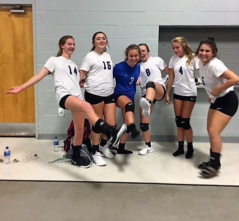 CFCA varsity volleyball wins