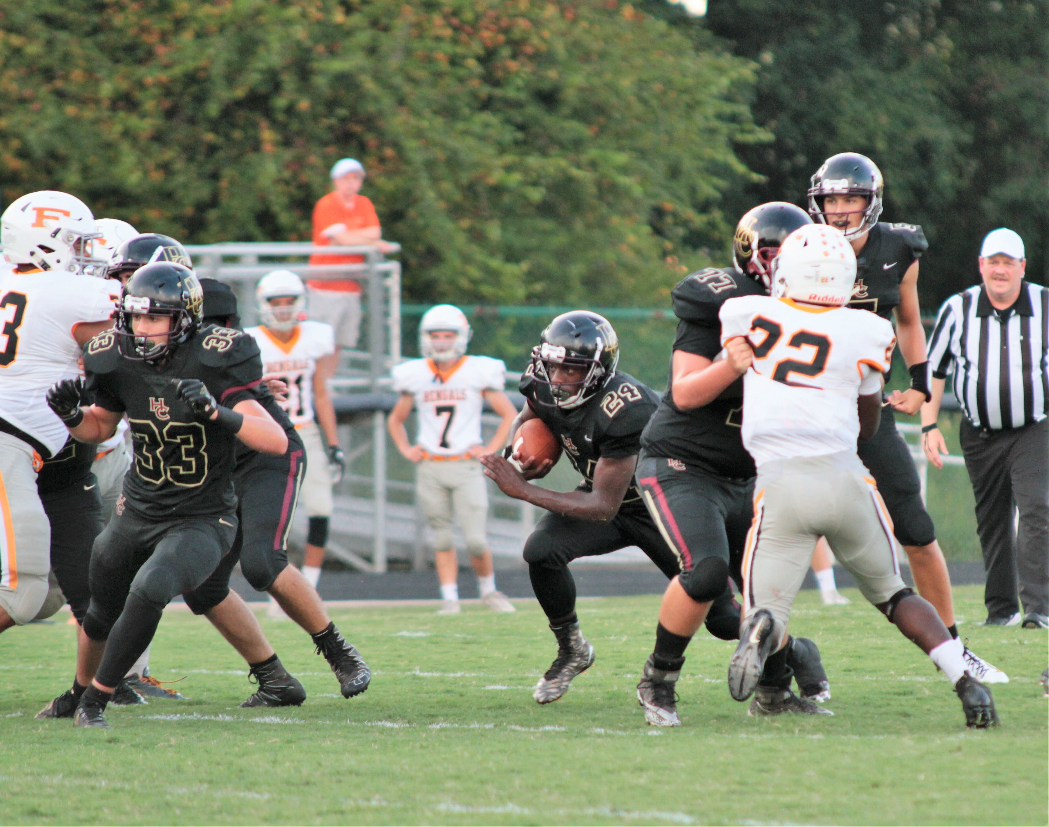 Fuquay-Varina takes 59-20 win at Harnett Central