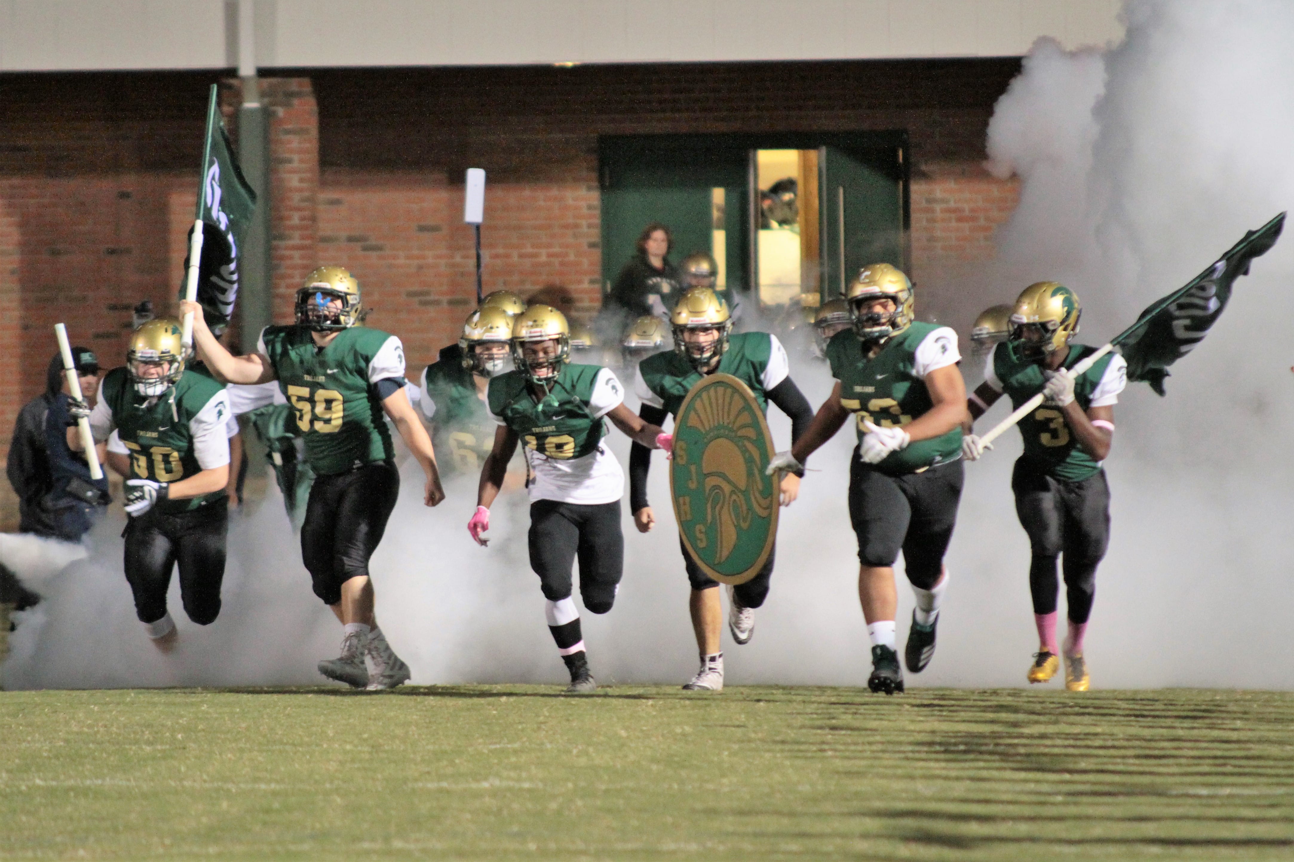 SJ takes 58-10 Homecoming victory over Smithfield-Selma