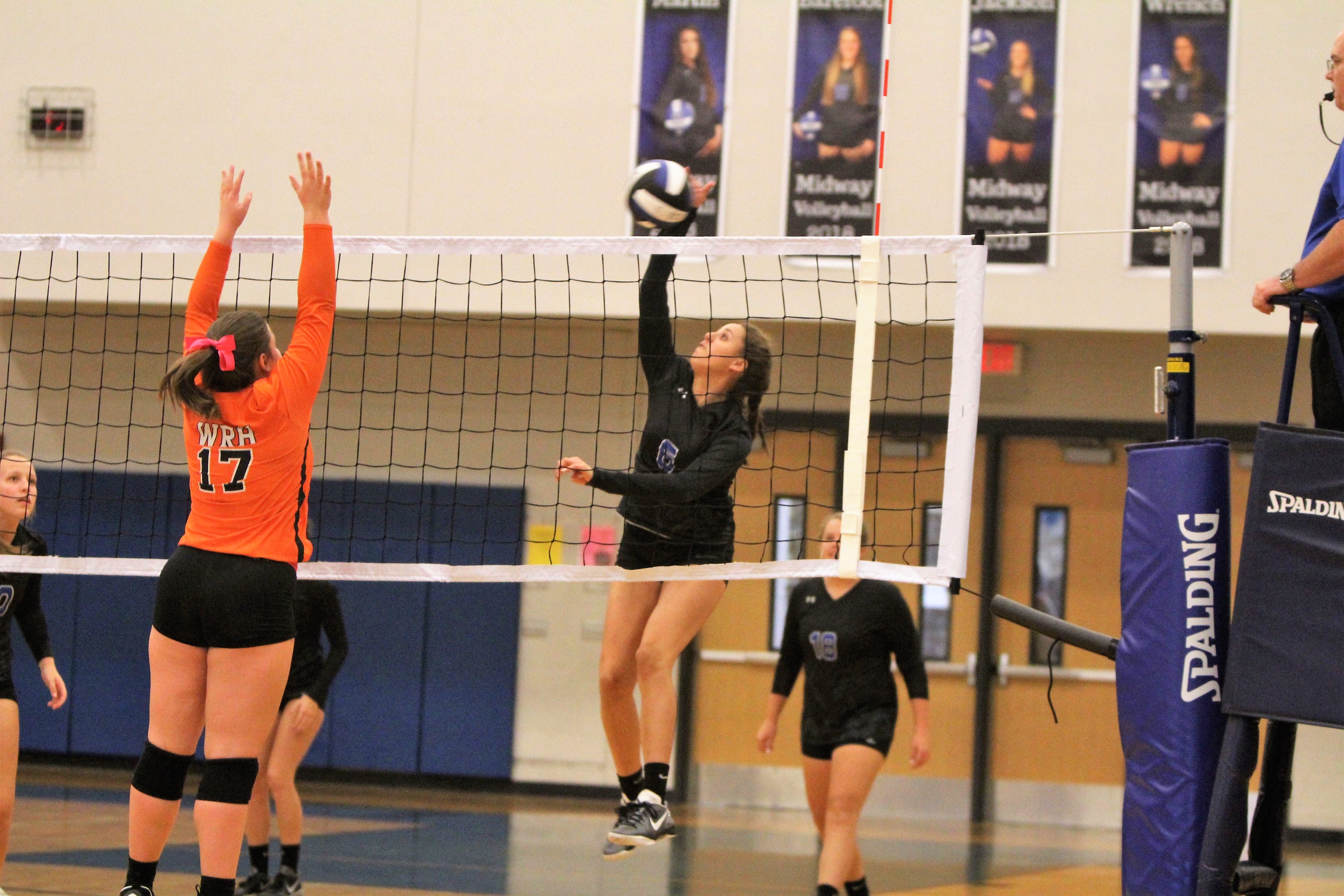 Raiders volleyball downs Wallace-Rose Hill, 3-0, on Senior Night