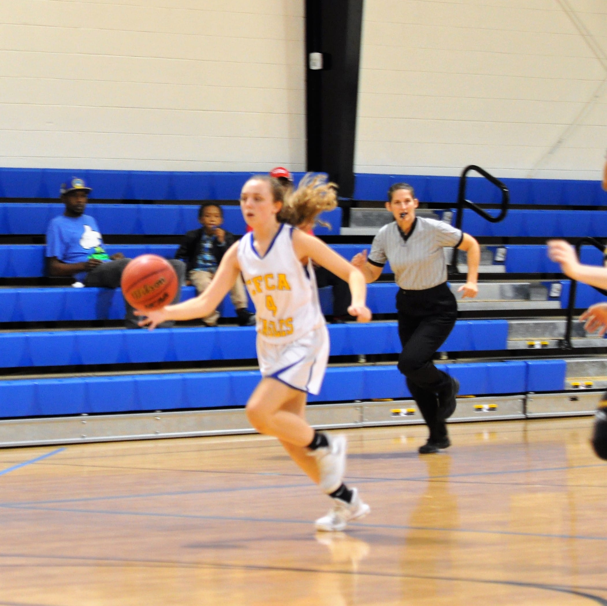 CFCA girls scrimmage James Kenan