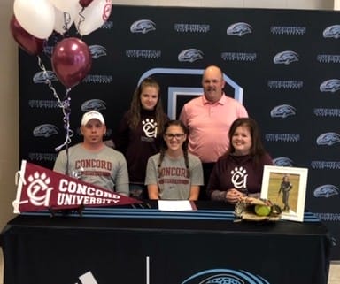 Overhills’ Neel signs for softball
