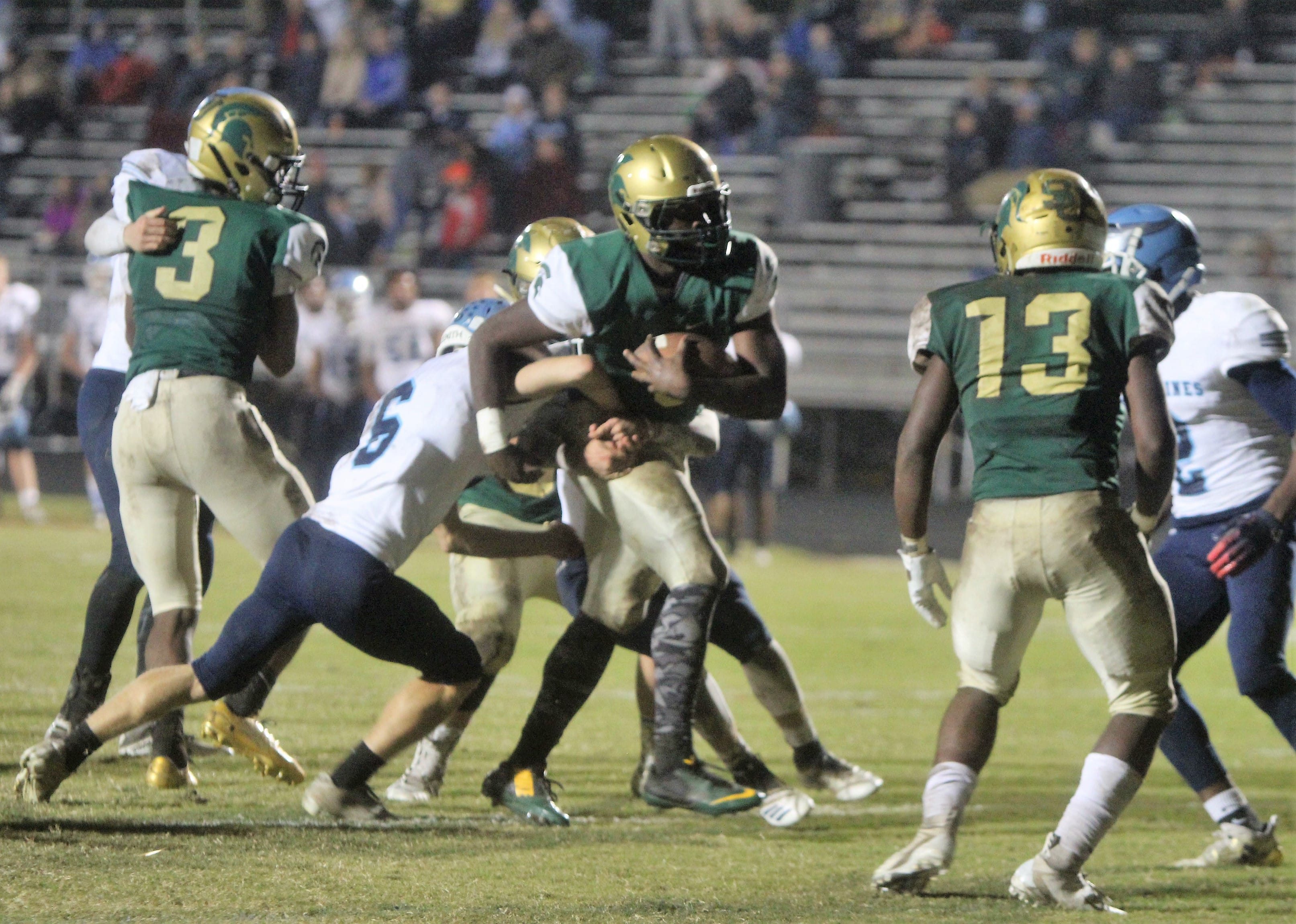 Strong second half sends South Johnston into playoffs with 24-6 victory