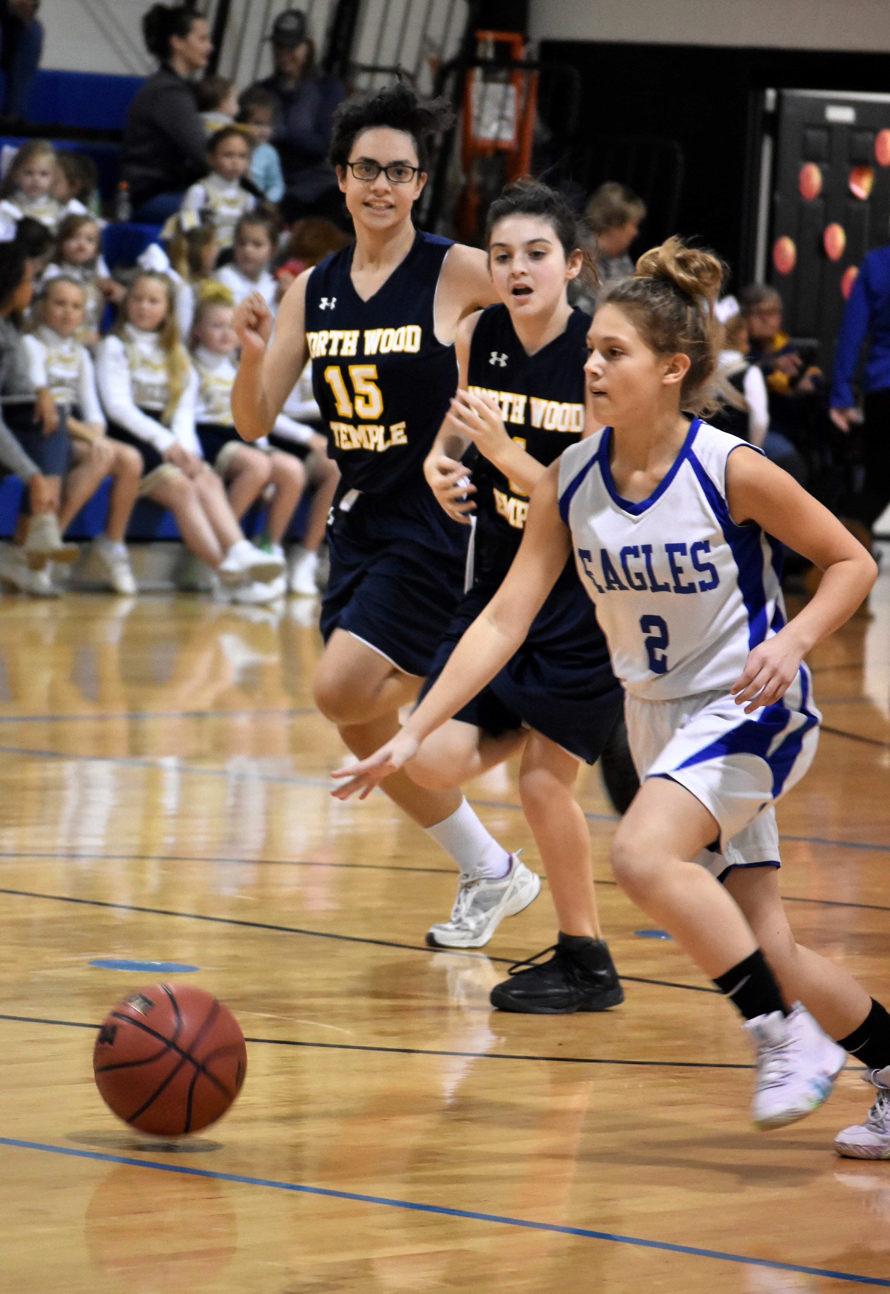CFCA splits middle school matchups with Northwood Temple