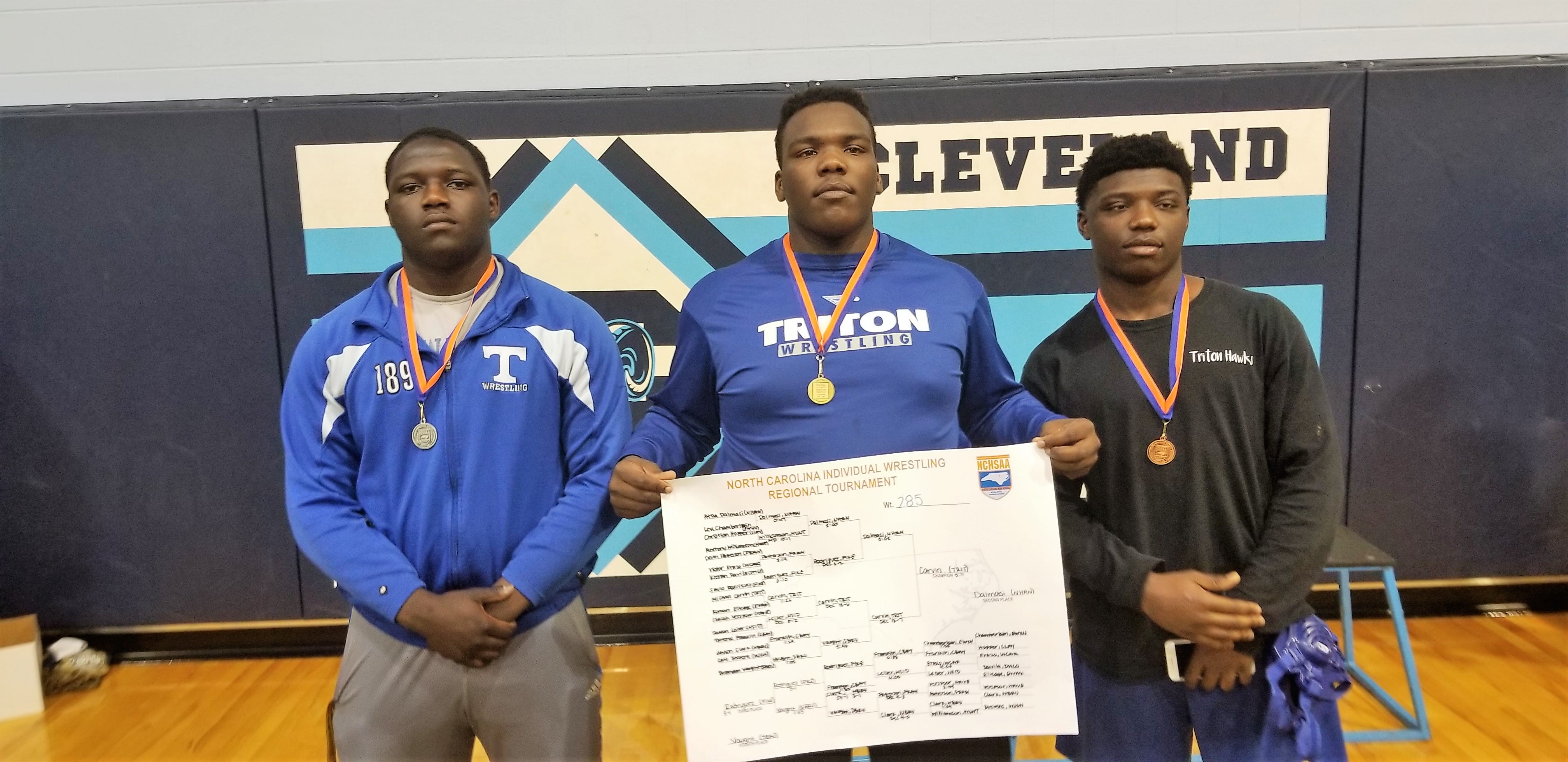 Carvin wins regional wrestling title