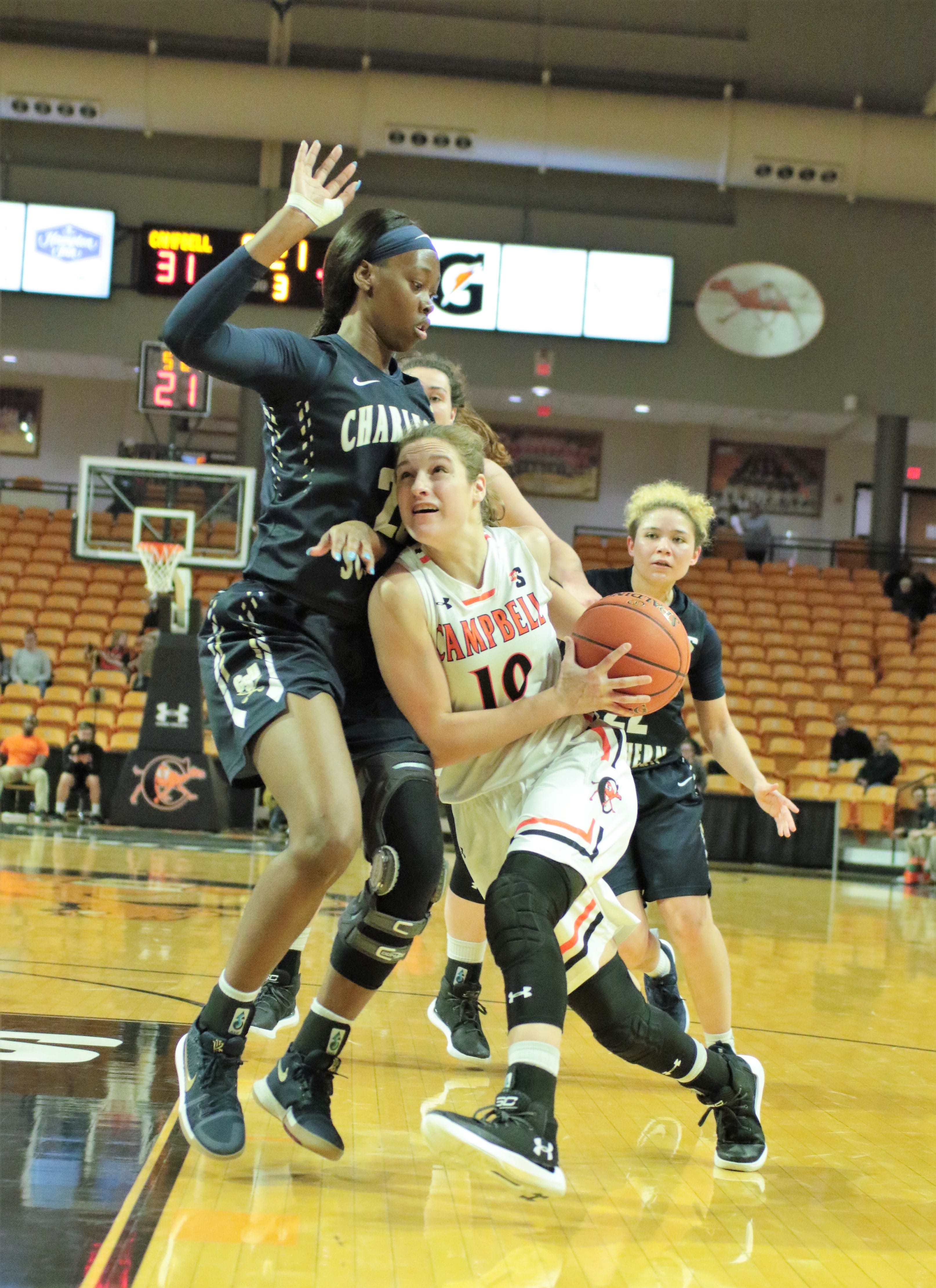 Lady Camels edge Charleston Southern on Tuelle’s 3-pointer