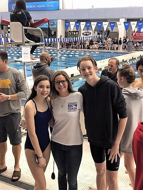 Eagles claim bronze in state swimming — by George!