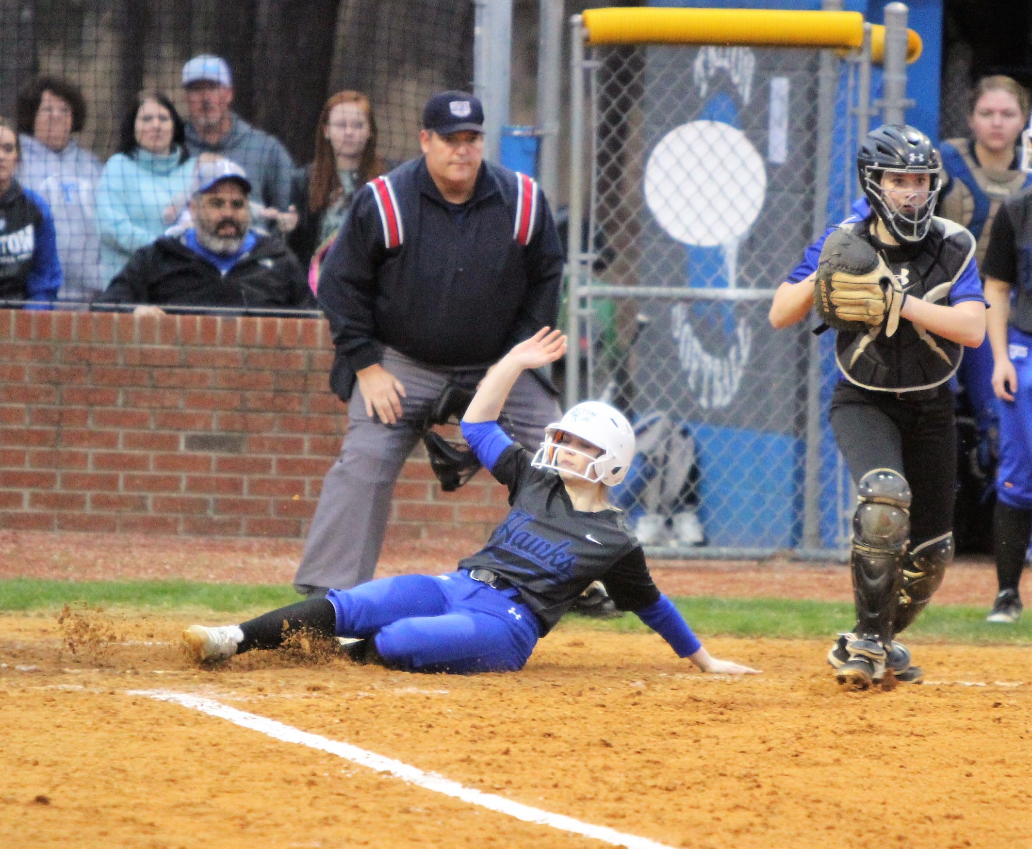 Hawks take girls soccer, softball