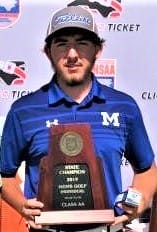 Logan Patrick wins 2-A golf again