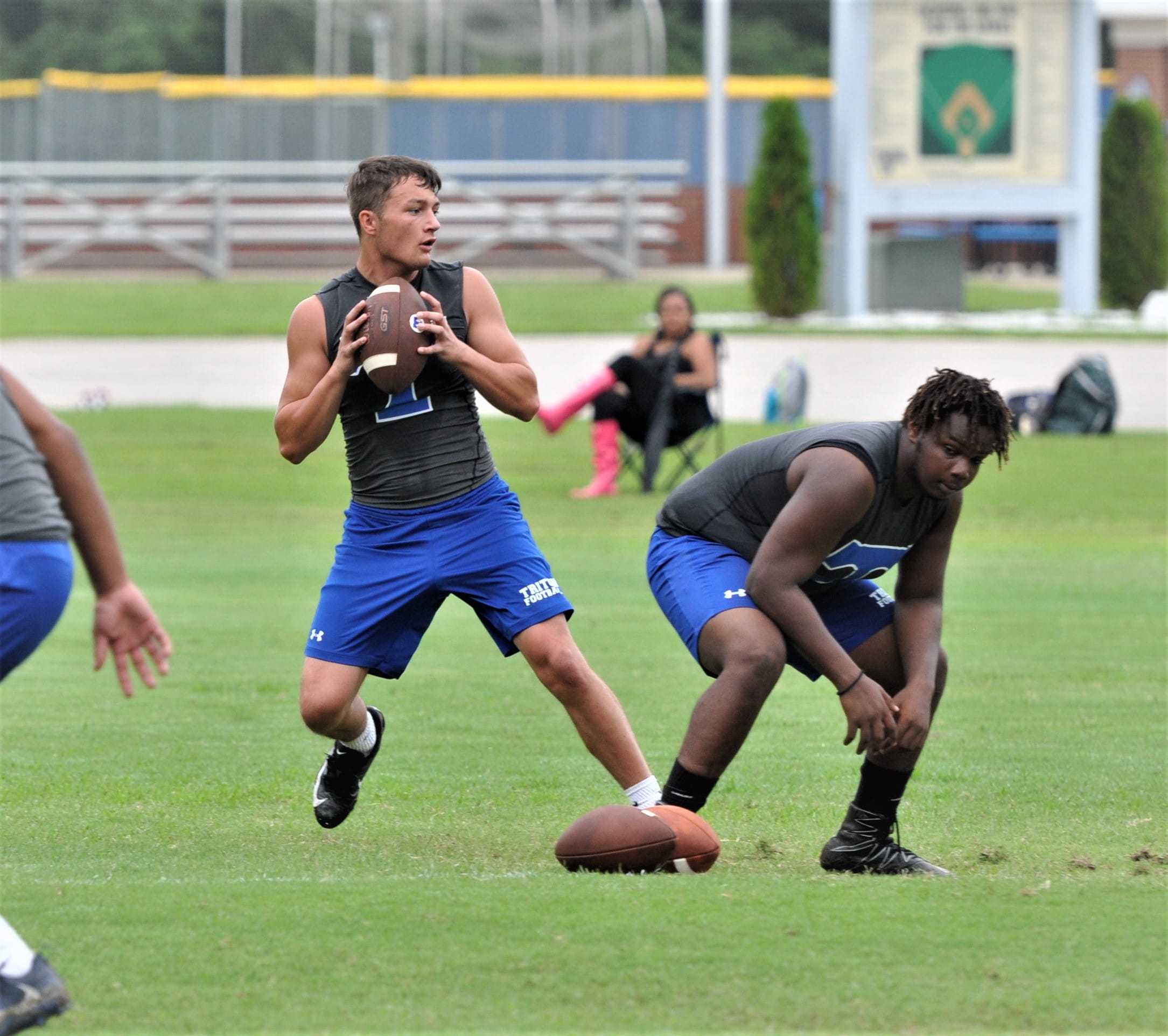 Hawks host 7-on-7 scrimmage