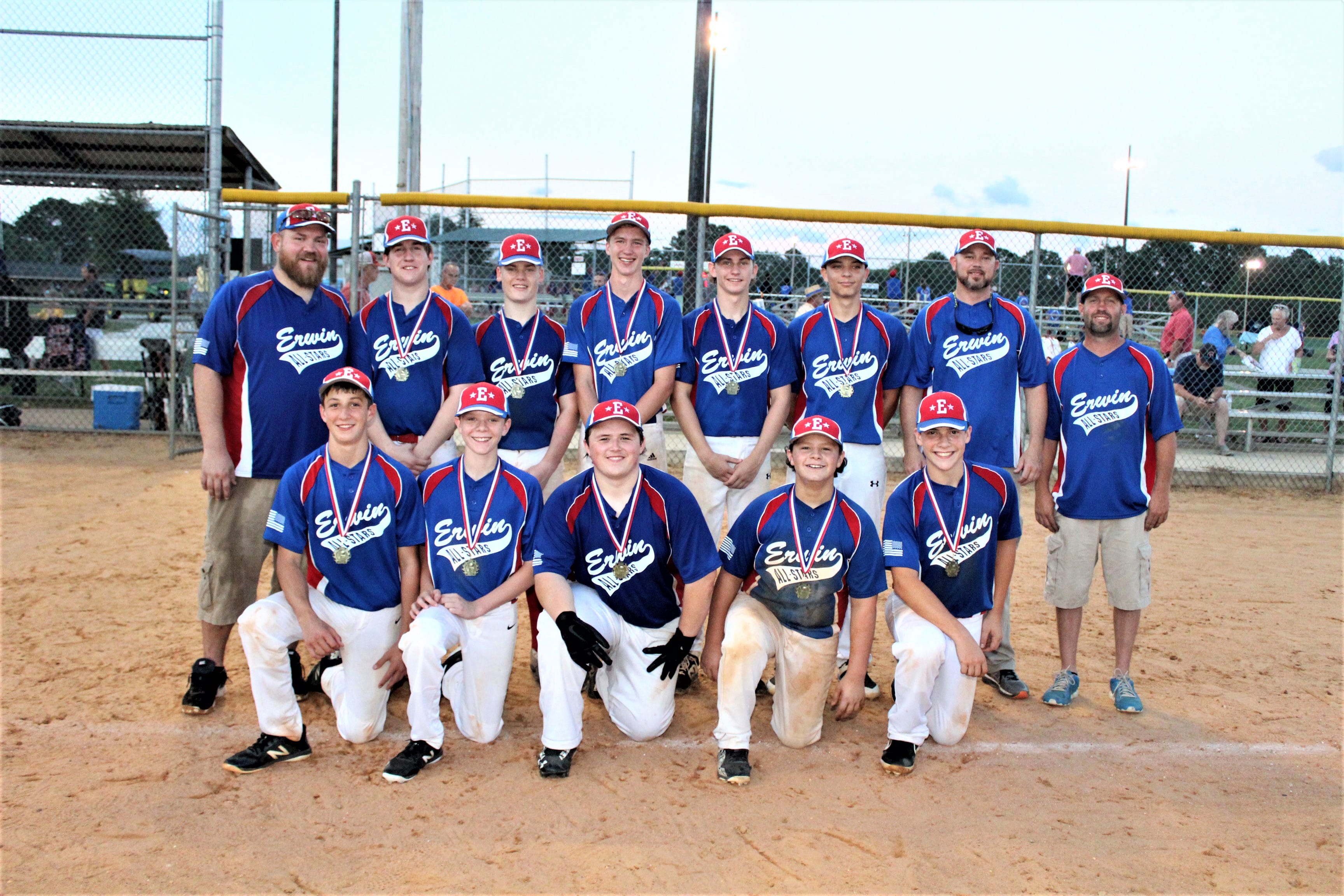 Erwin Juniors win Tar Heel District III baseball, Erwin 10-U takes 12-2 win