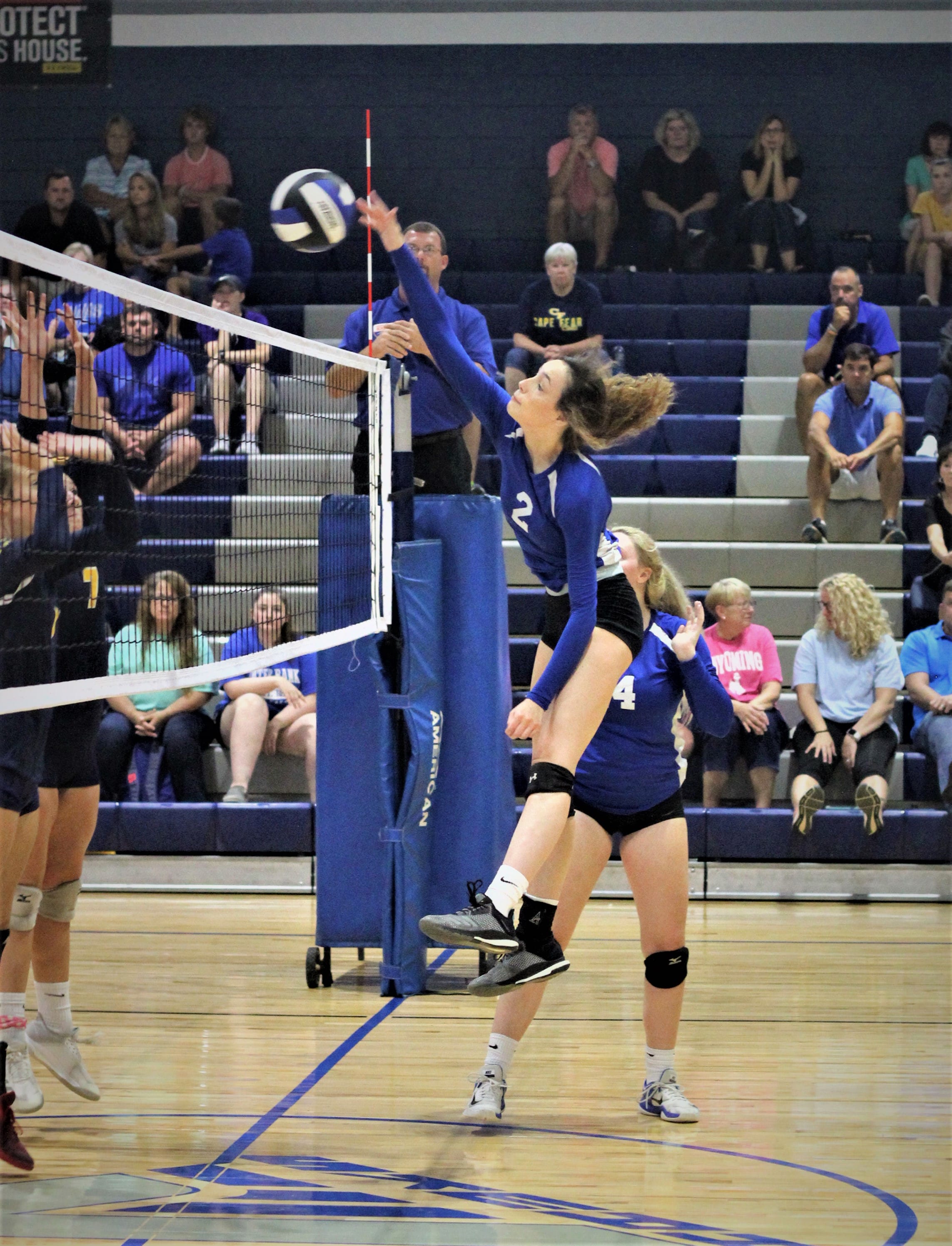 Hawks down Colts, 3-1, in first volleyball match