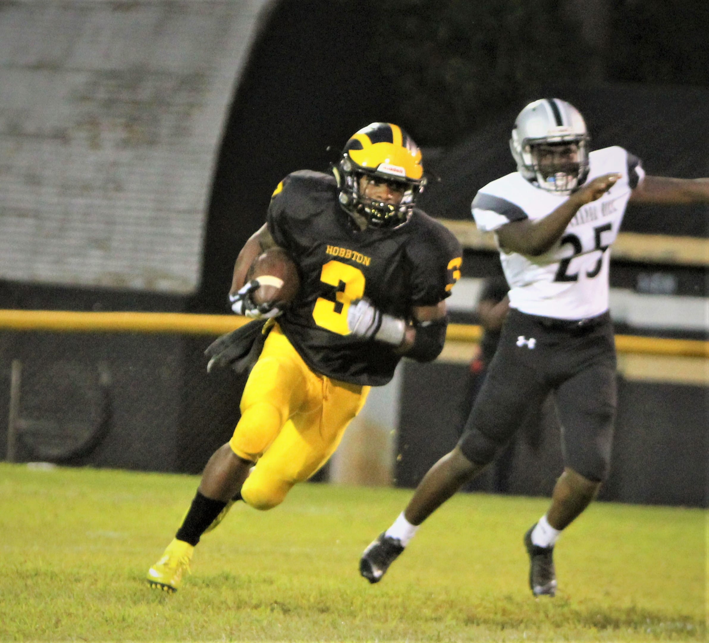 Rogers leads Hobbton comeback in football season opener