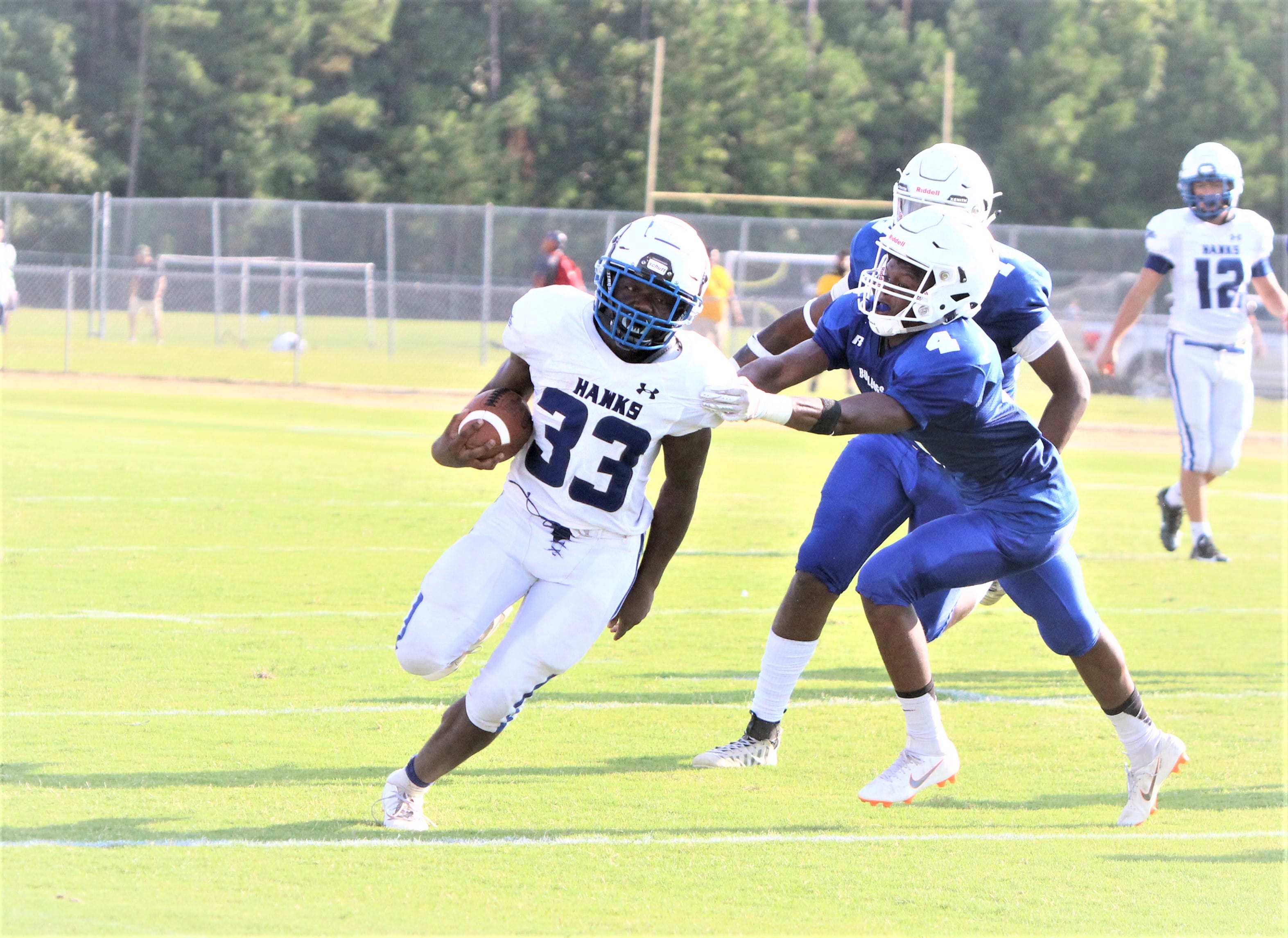 Hawks get scrimmage victory