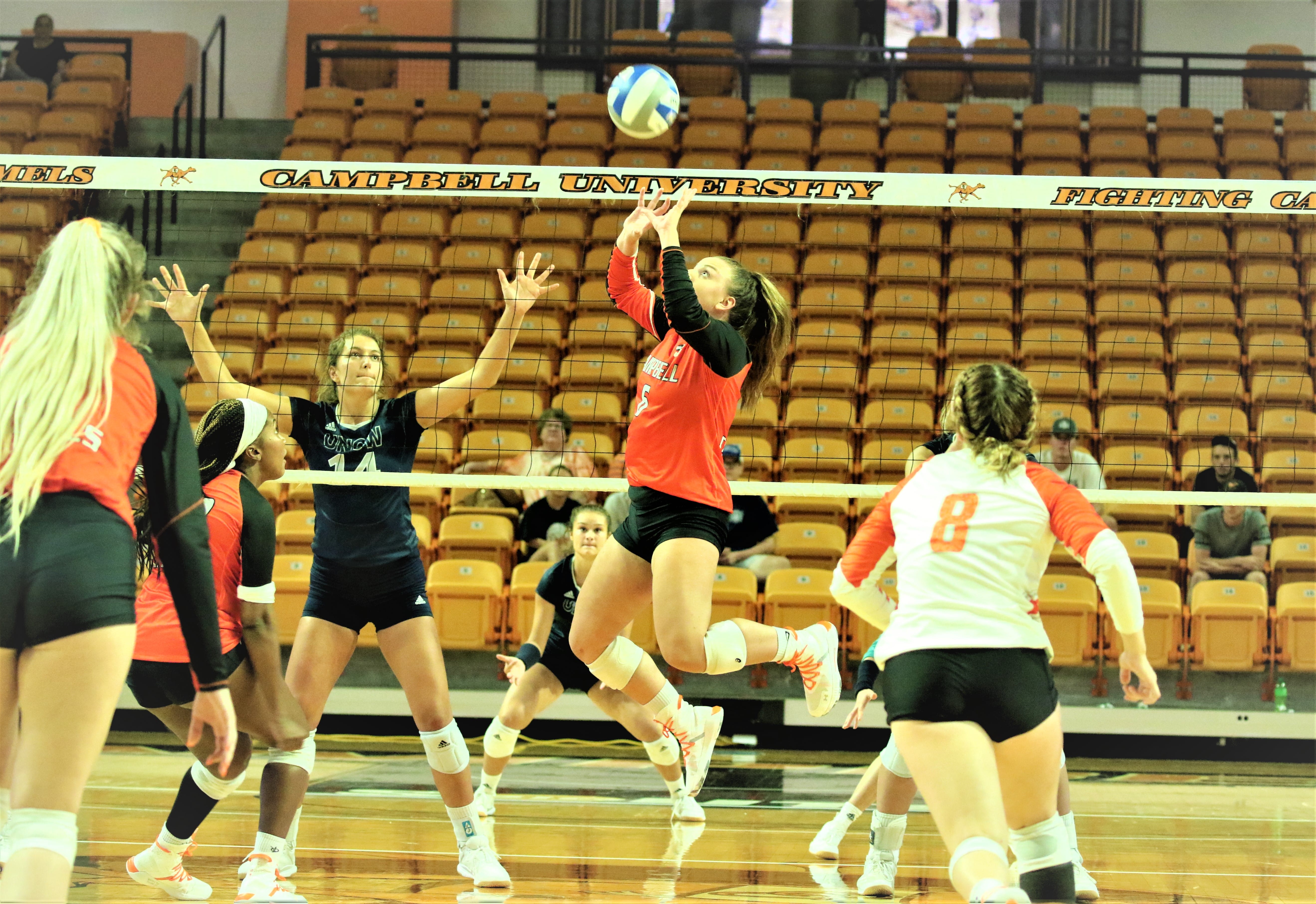 Campbell volleyball nipped by UNCW