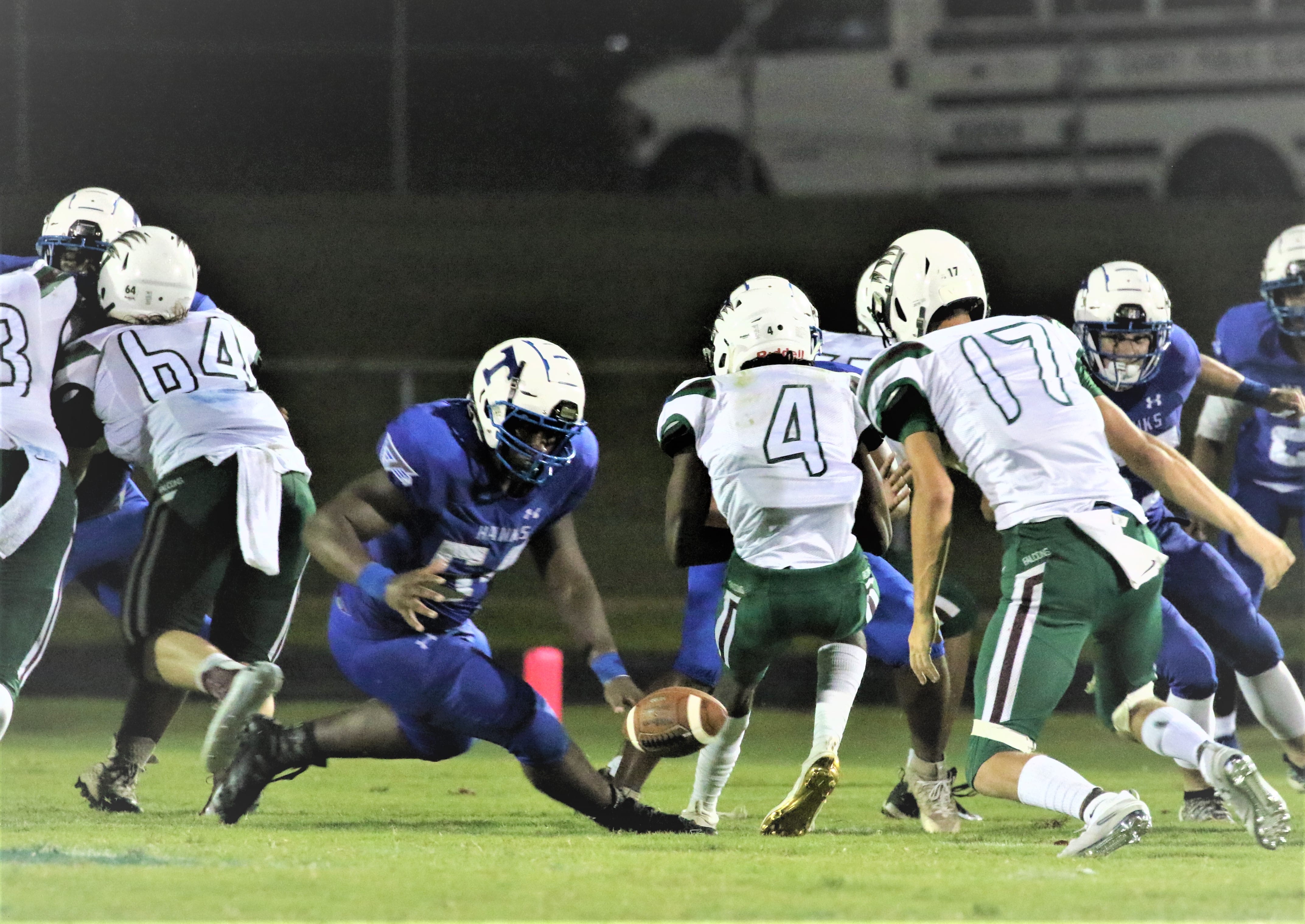 Green Hope holds on for 28-21 win against Hawks