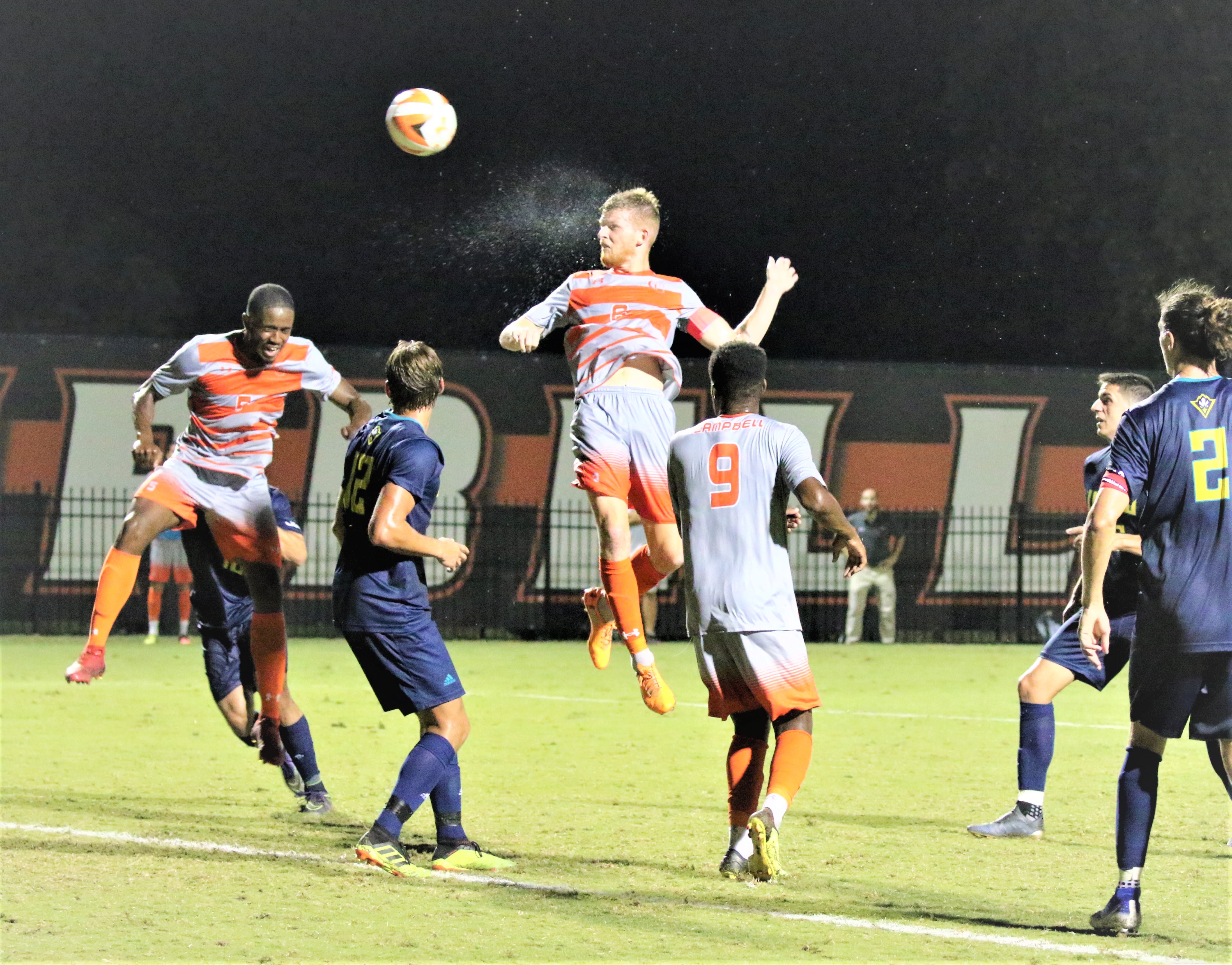 Campbell men’s soccer 4-0 at home with shutout win over UNCW