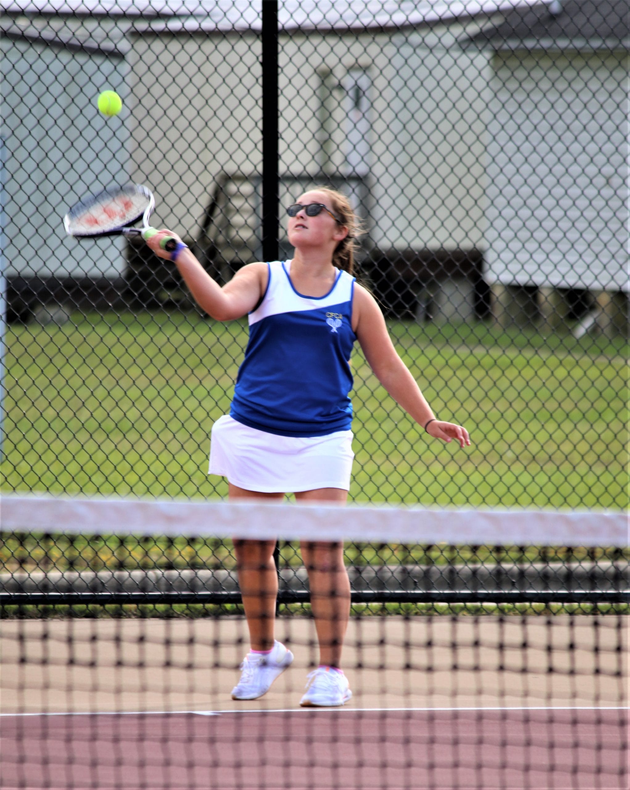 CFCA girls tennis takes first SAC match