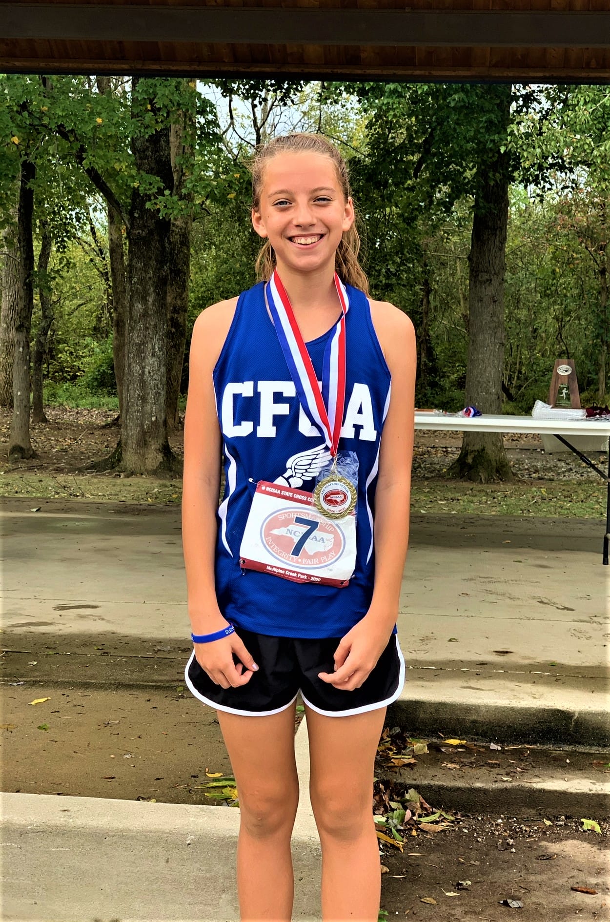 Allie Wiggins makes NCISAA 1-A All-State in cross country