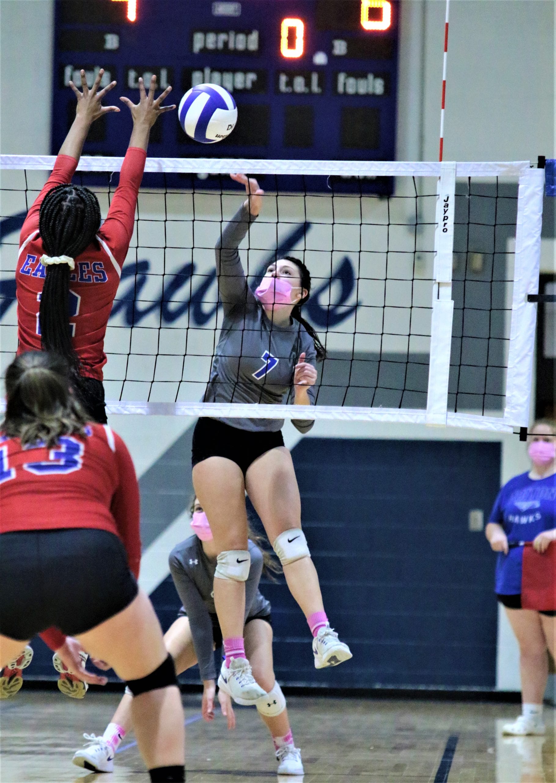 Hawks rally past Western Harnett for 3-1 volleyball victory