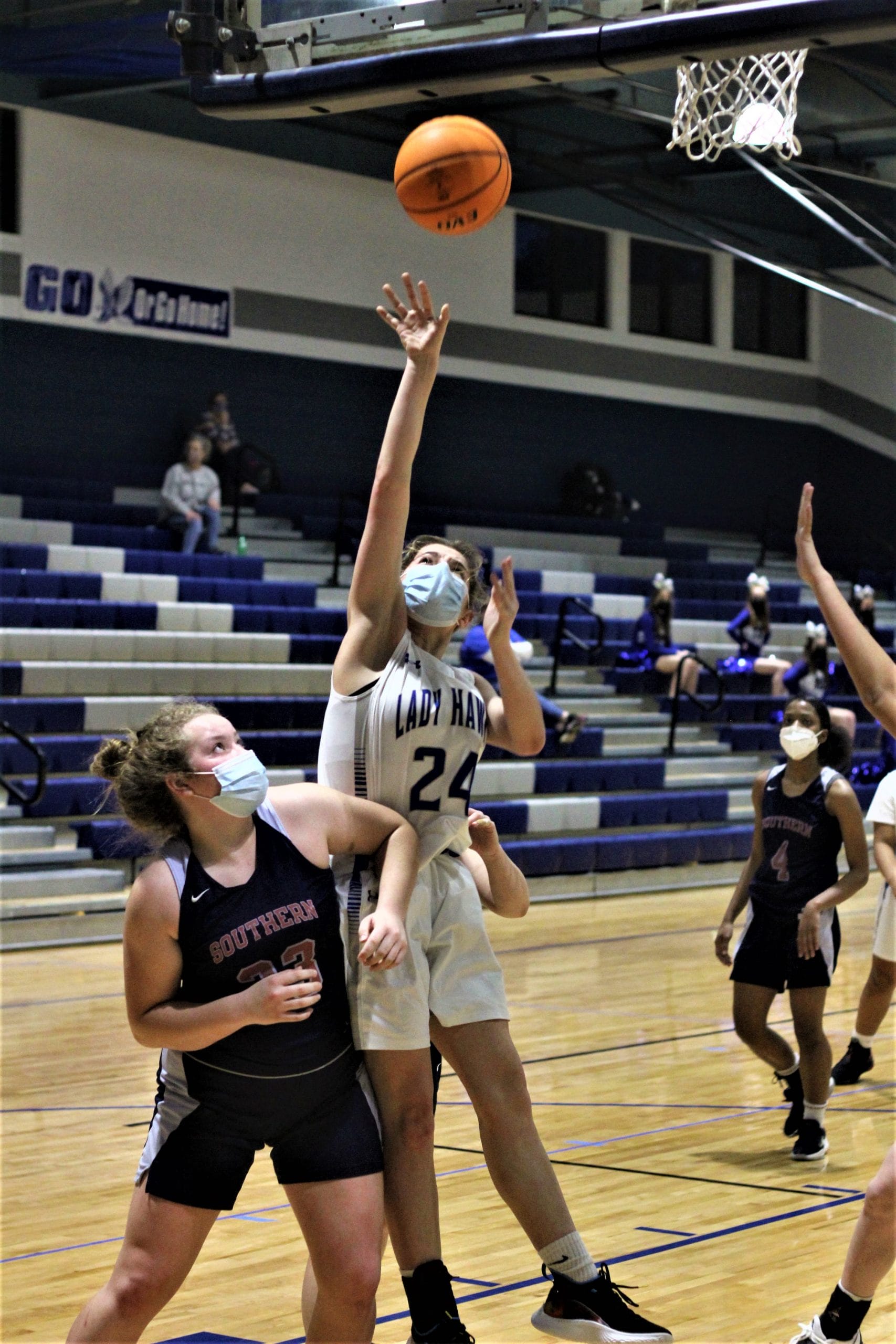 Lady Hawks down Southern Lee, boys topped without Thompson