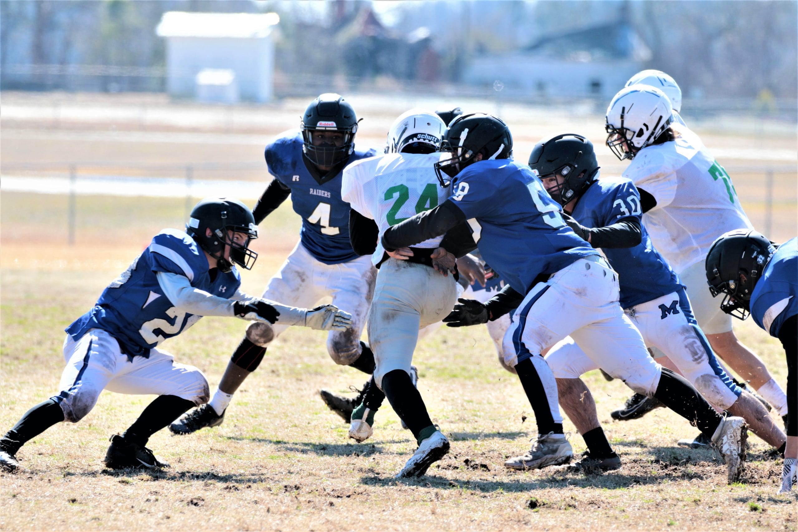 Raiders scrimmage North Lenoir