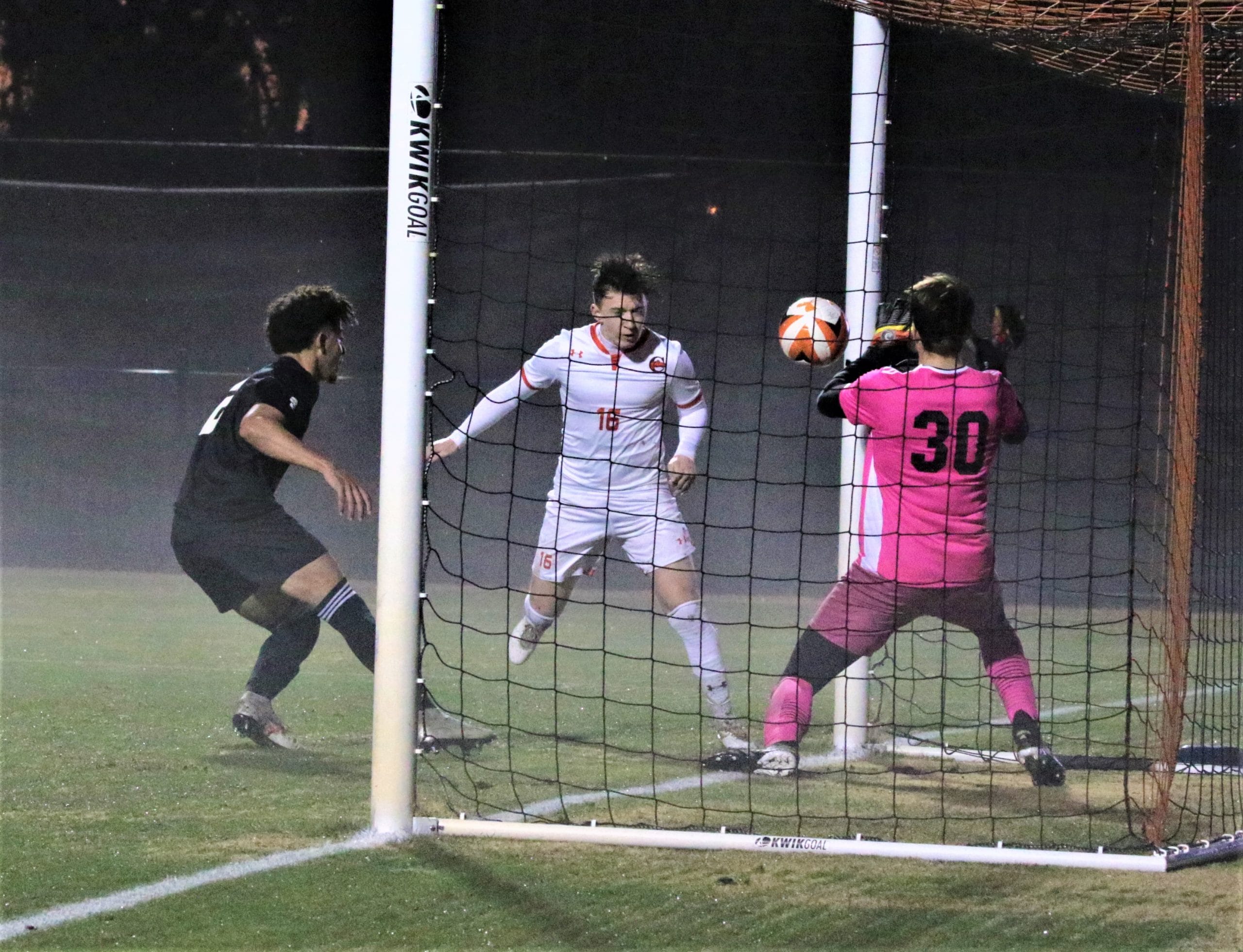 No. 20 Camels roll past Winthrop in men’s soccer