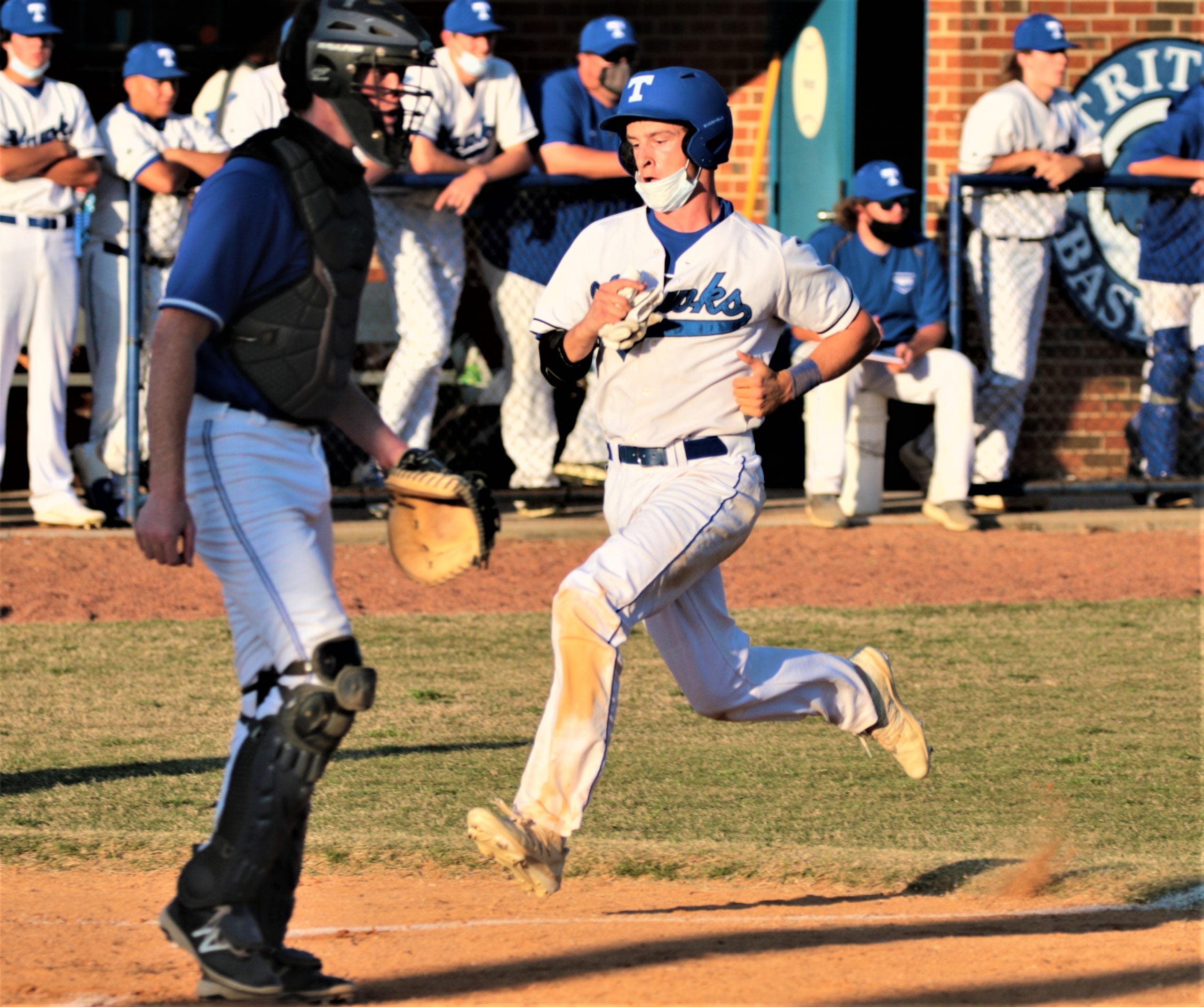 Triton baseball downs Wilson Hunt, 8-5, in season opener