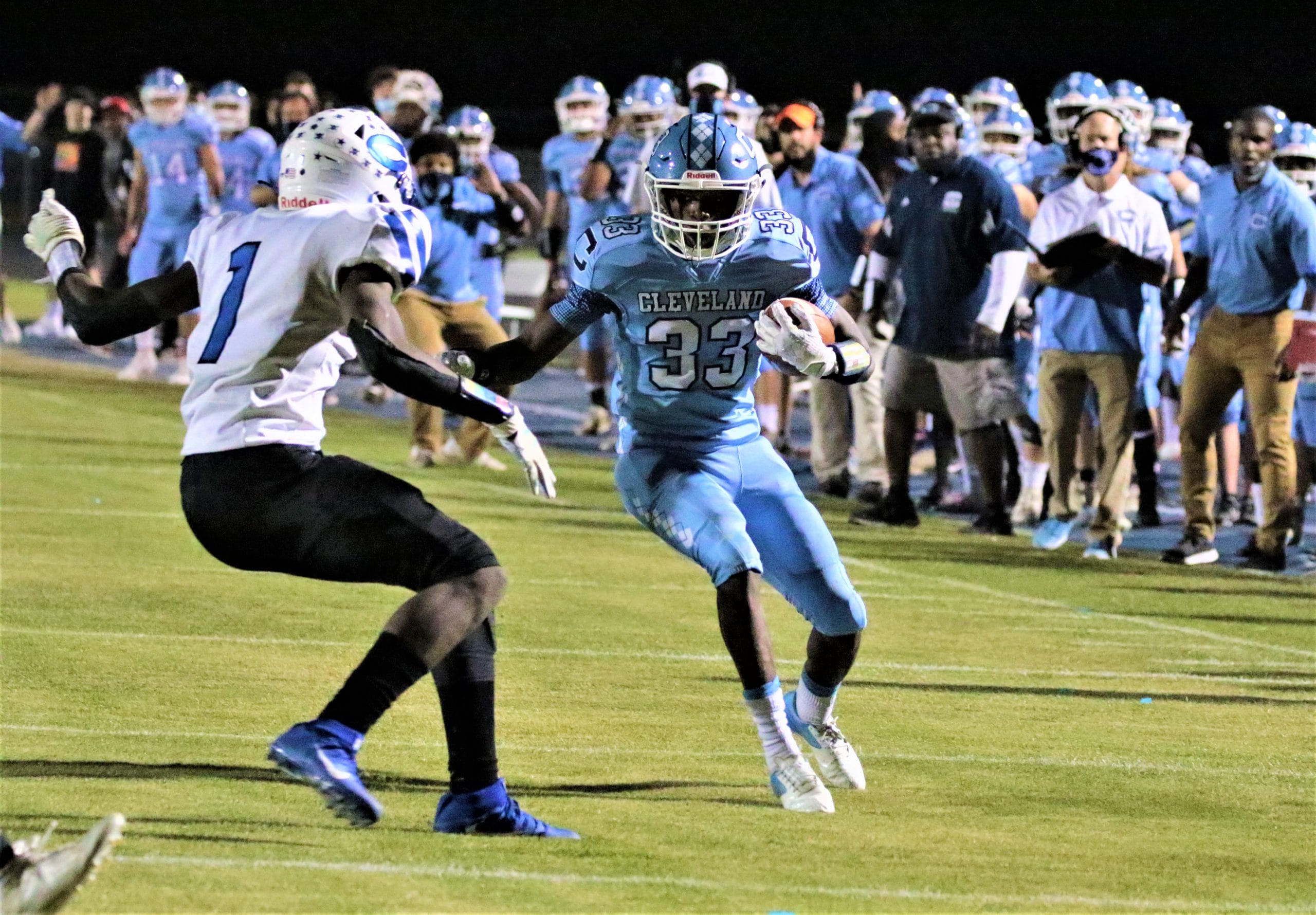 Cleveland advances to 3-AA championship with second win over Clayton