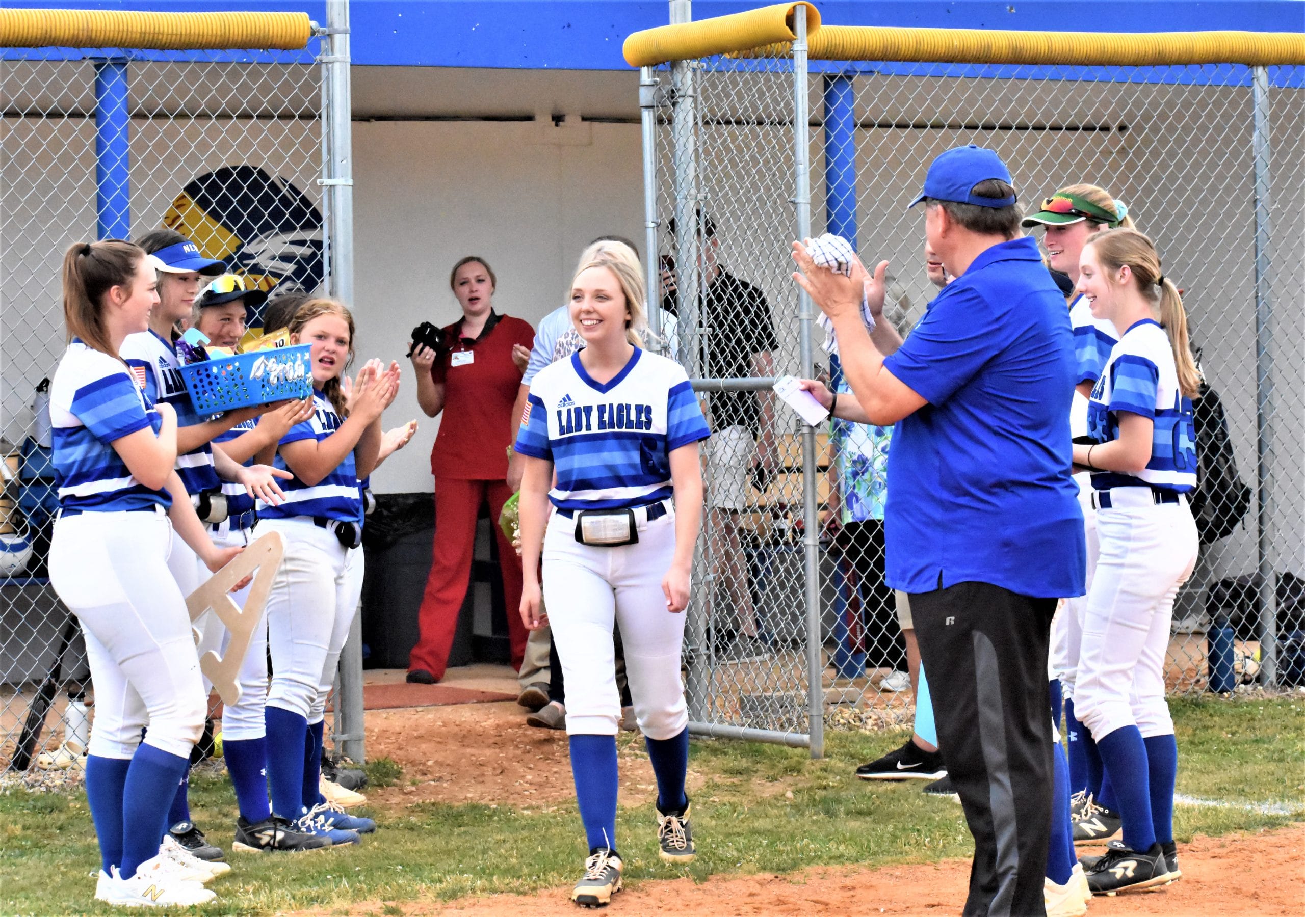 Eagle softball tunes up for playoffs on McLamb’s Senior Day