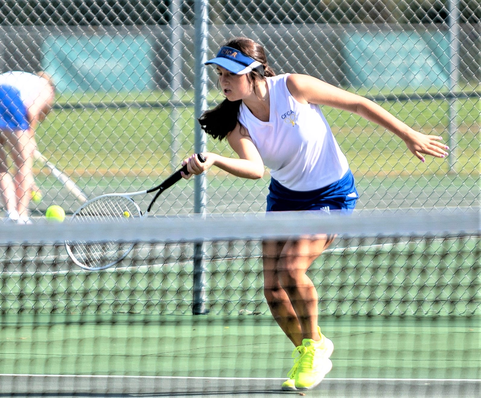 CFCA starts girls tennis with an 8-1 road win over Wayne Country Day