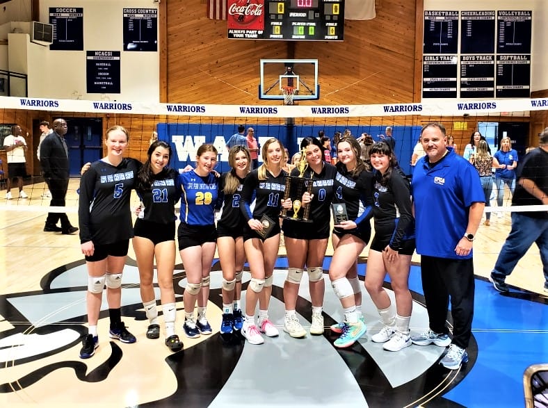 Eagles topped on road in NCISAA 1-A volleyball semifinals