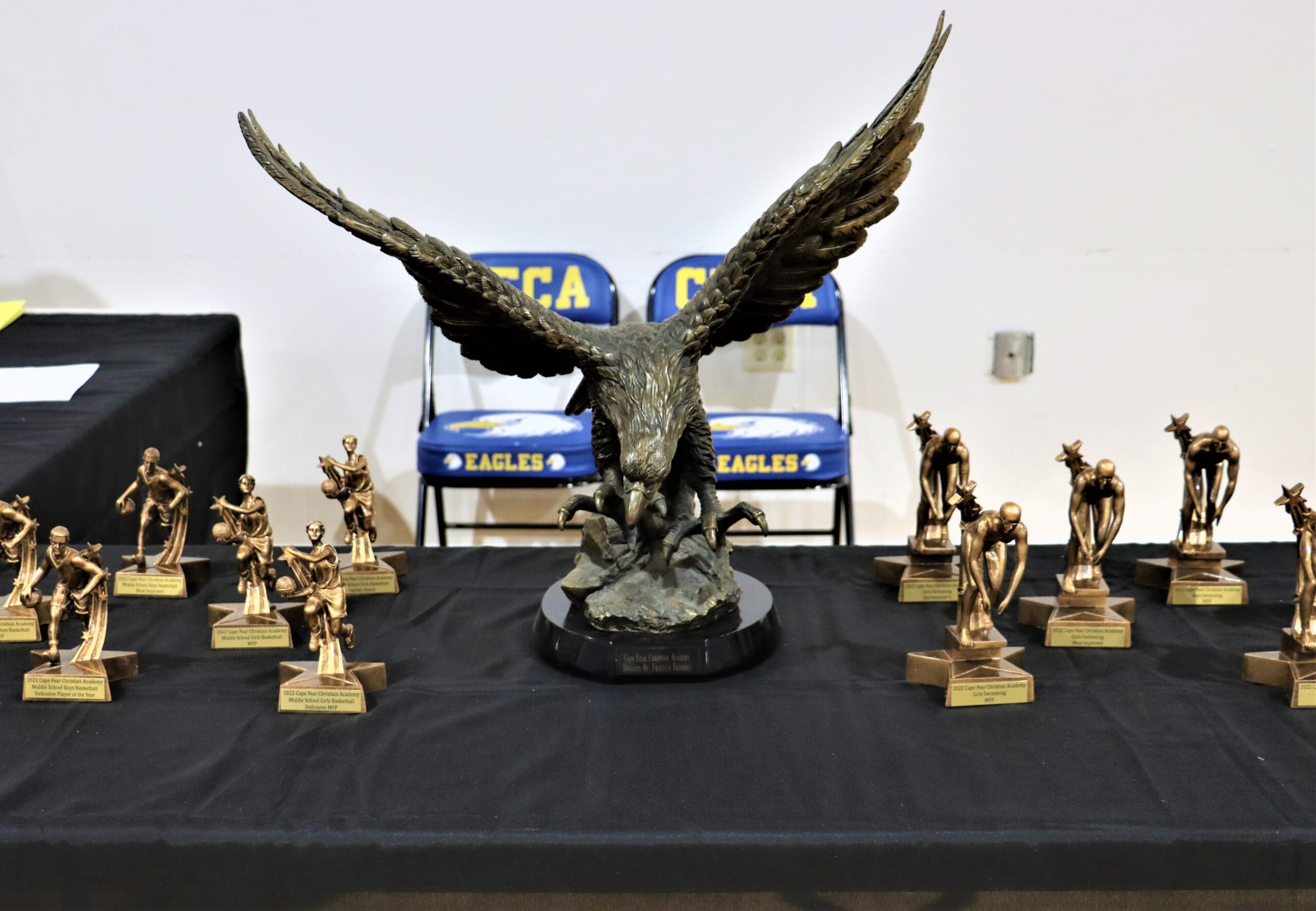 Eagles present winter sports awards