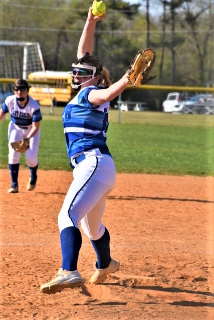 CFCA softball sweeps with shutouts as Bordeaux has no-hitter