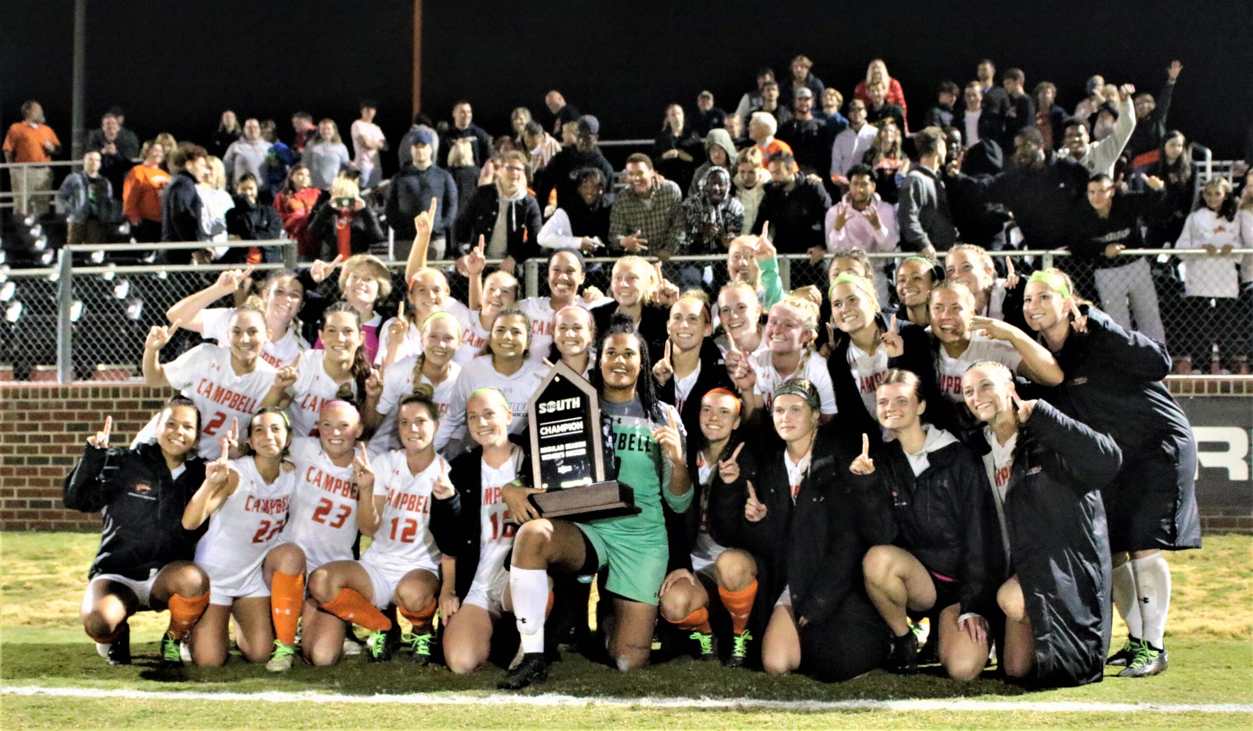 Campbell women win Big South regular-season soccer title, 8-0, over Longwood
