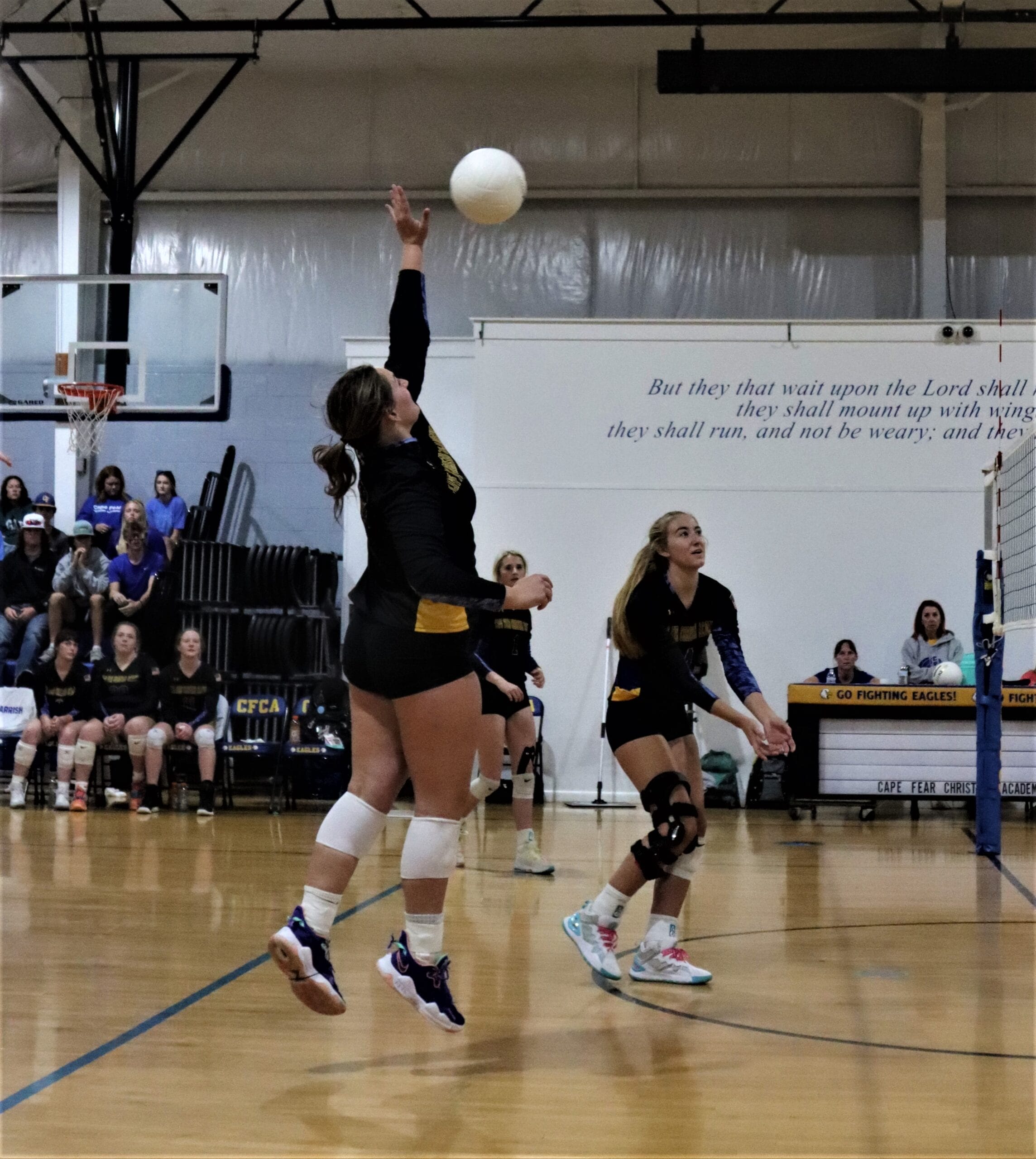 CFCA volleyball downs Lawrence in NCISAA quarterfinals