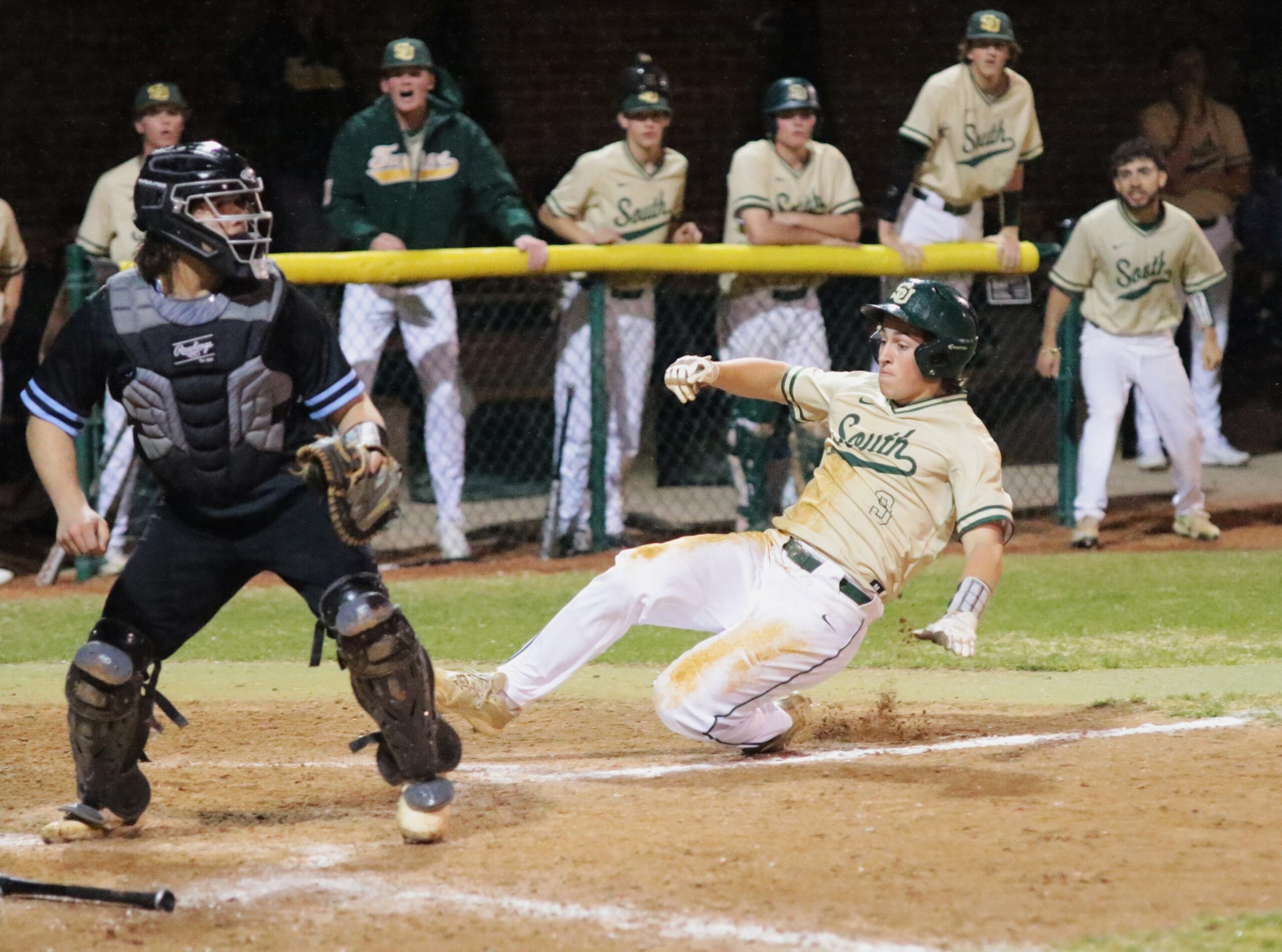 South takes diamond wins over visiting C.B. Aycock