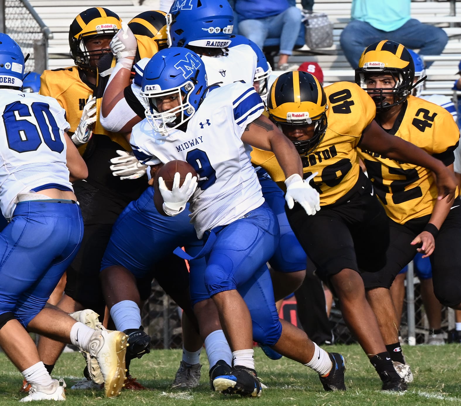 Raiders avenge last year’s loss to Hobbton with fast start in 46-36 victory
