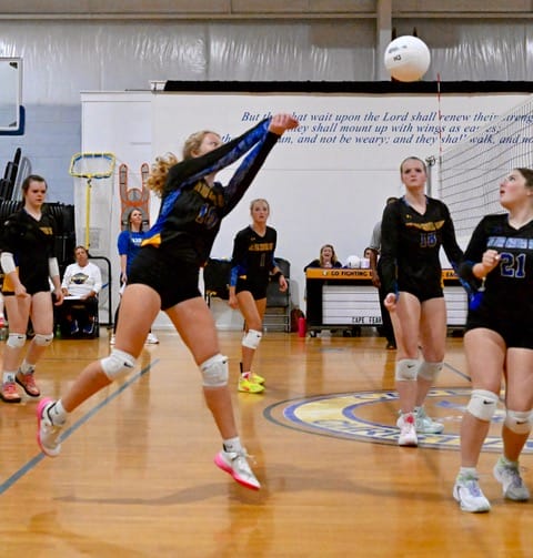 Eagles sweep in volleyball with 3-1 varsity victory