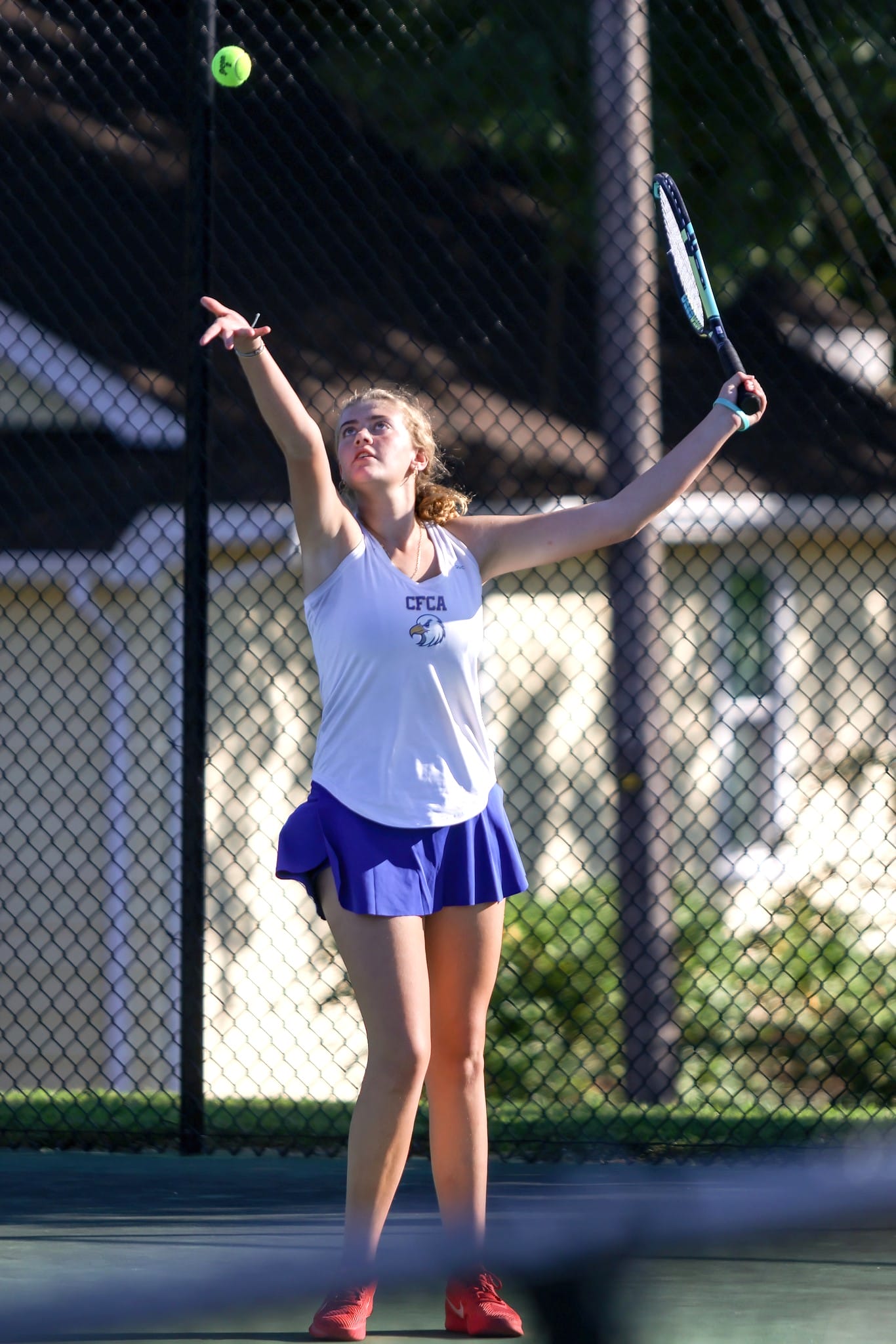 Winning day for CFCA in girls tennis, volleyball