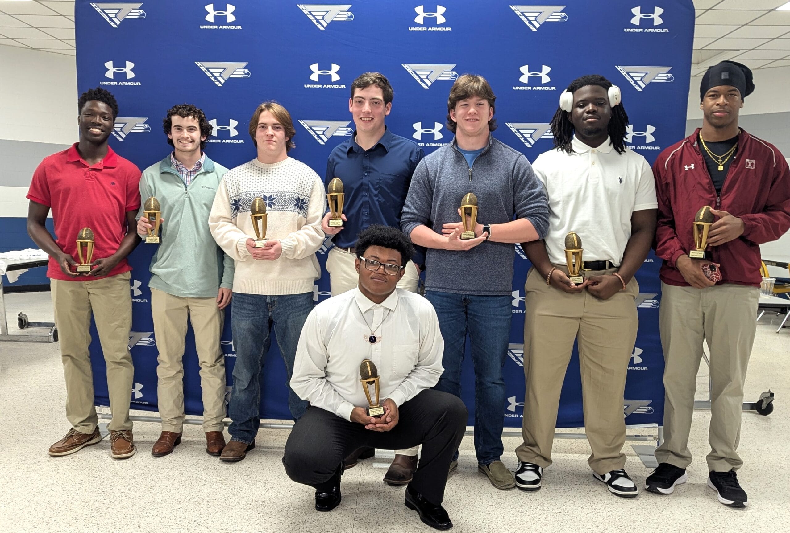 Hawks present football awards, release all conference selections