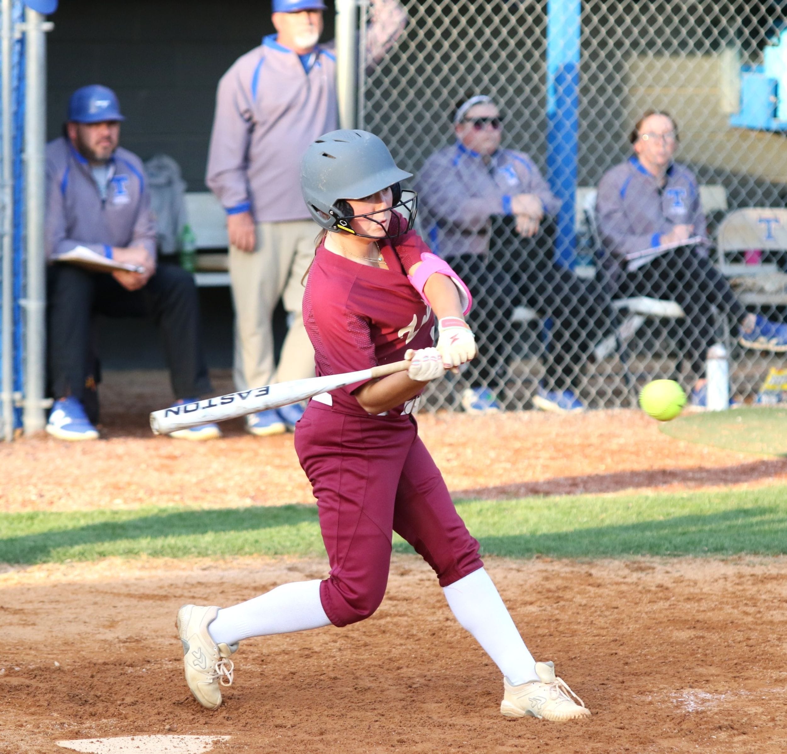 Central pulls away to 11-5 softball triumph at Triton